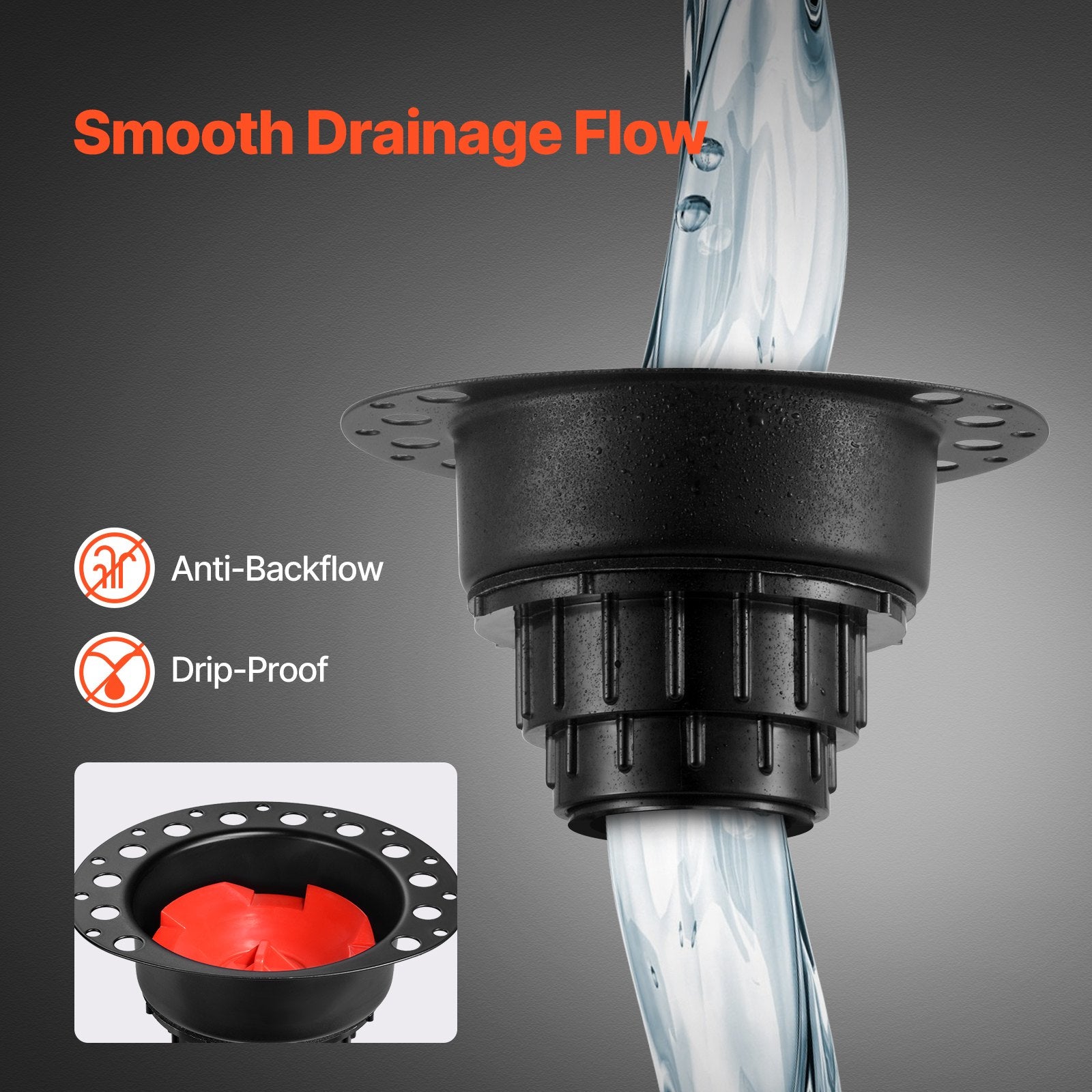 ABS Freestanding Bathtub Drain Kit with 2 Brass Tail Pipes, Easy Installation for Floor and Island Bathtubs, Durable and Efficient Drainage System