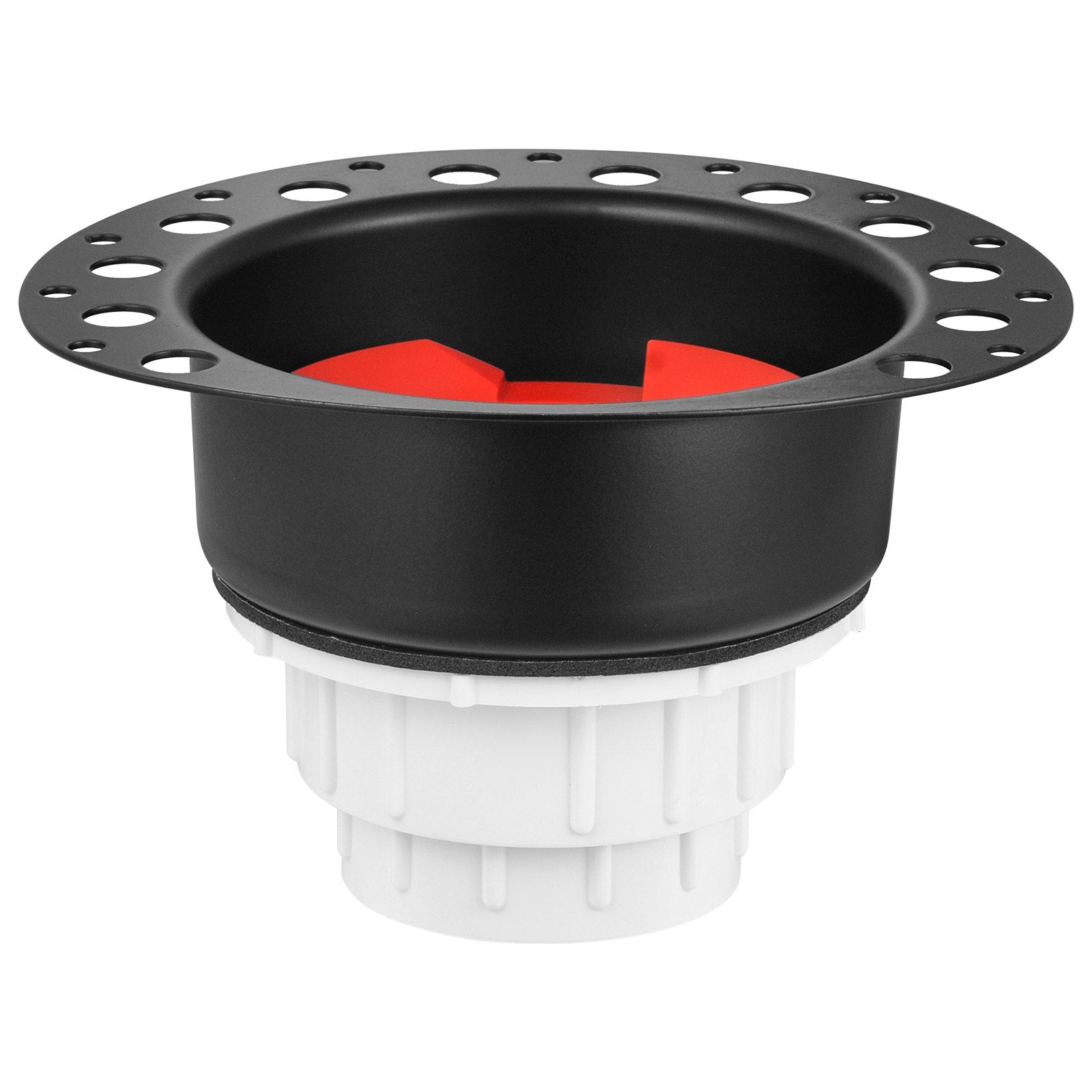 PVC Freestanding Tub Drain Kit with Brass Tail Pipes and Adapter, Compatible with Floor and Island Bathtubs, Easy Installation