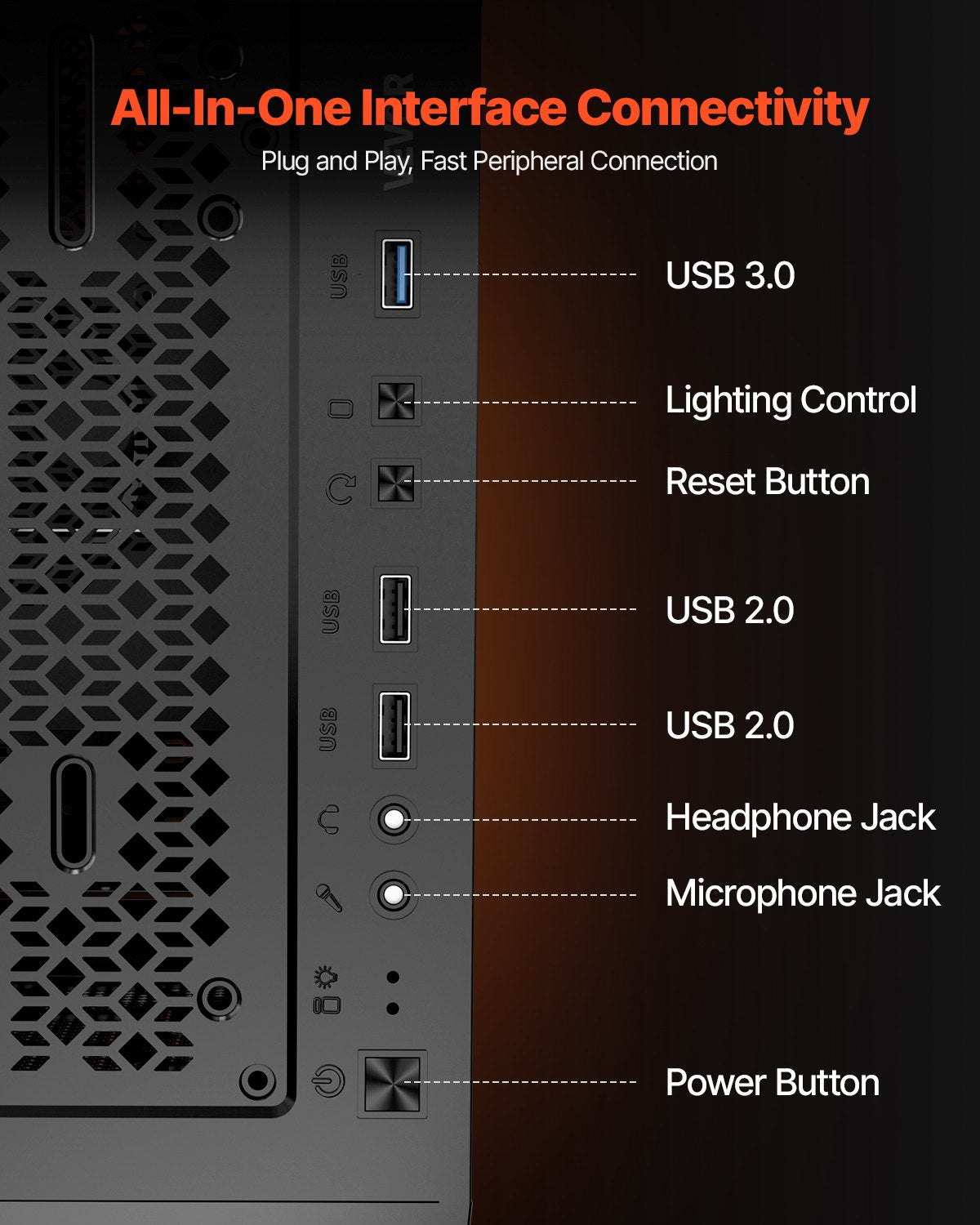 Premium Full-Tower Gaming PC Case with High-Airflow, Magnetic Dust Filter, 3 PWM Fans, E-ATX/ATX/ITX Support, Extensive Cable Management