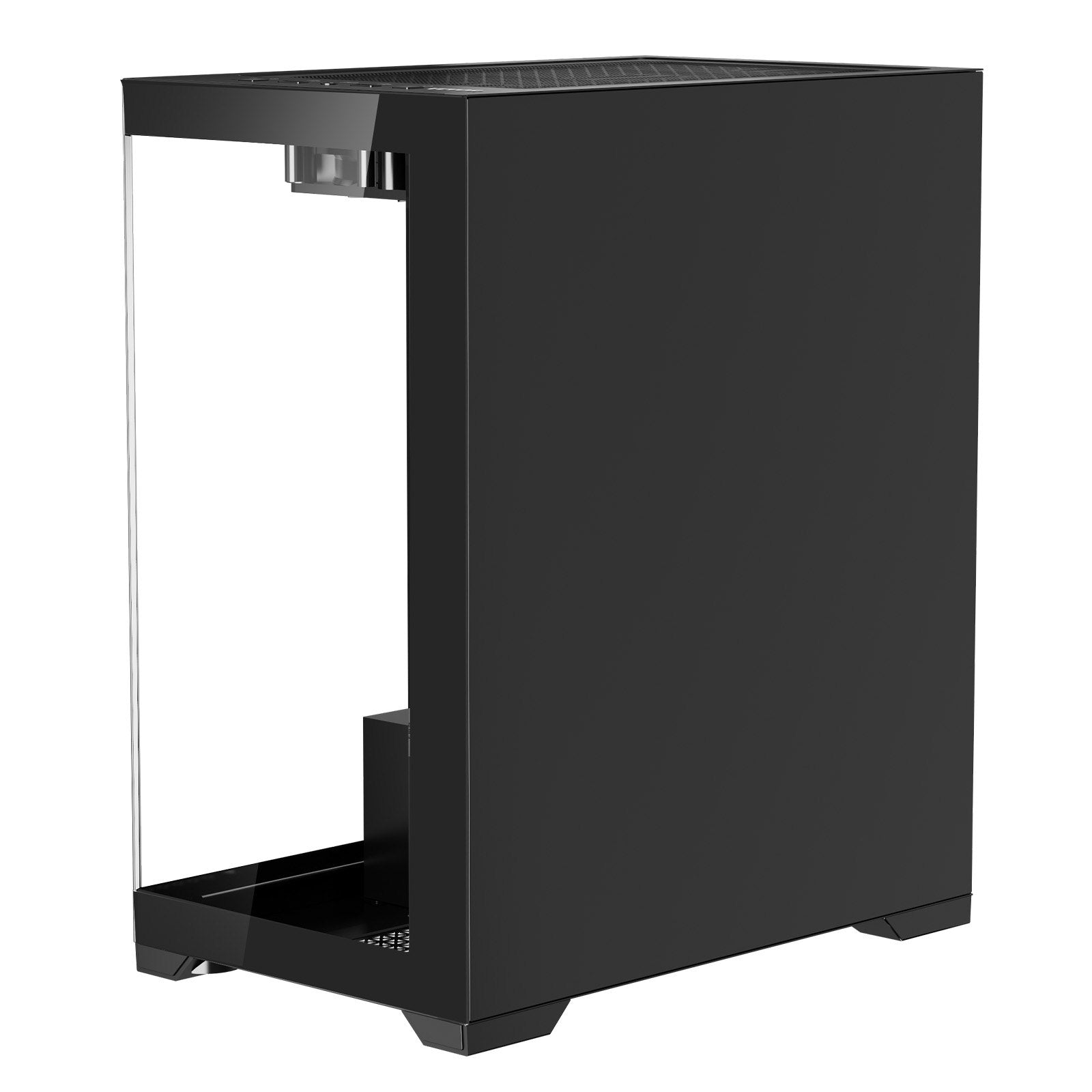 Mid-Tower Gaming PC Case with High-Airflow, Tempered Glass, Dust Filter, Supports 4 Fans, ATX/M-ATX/ITX, 360mm GPU, Cable Management