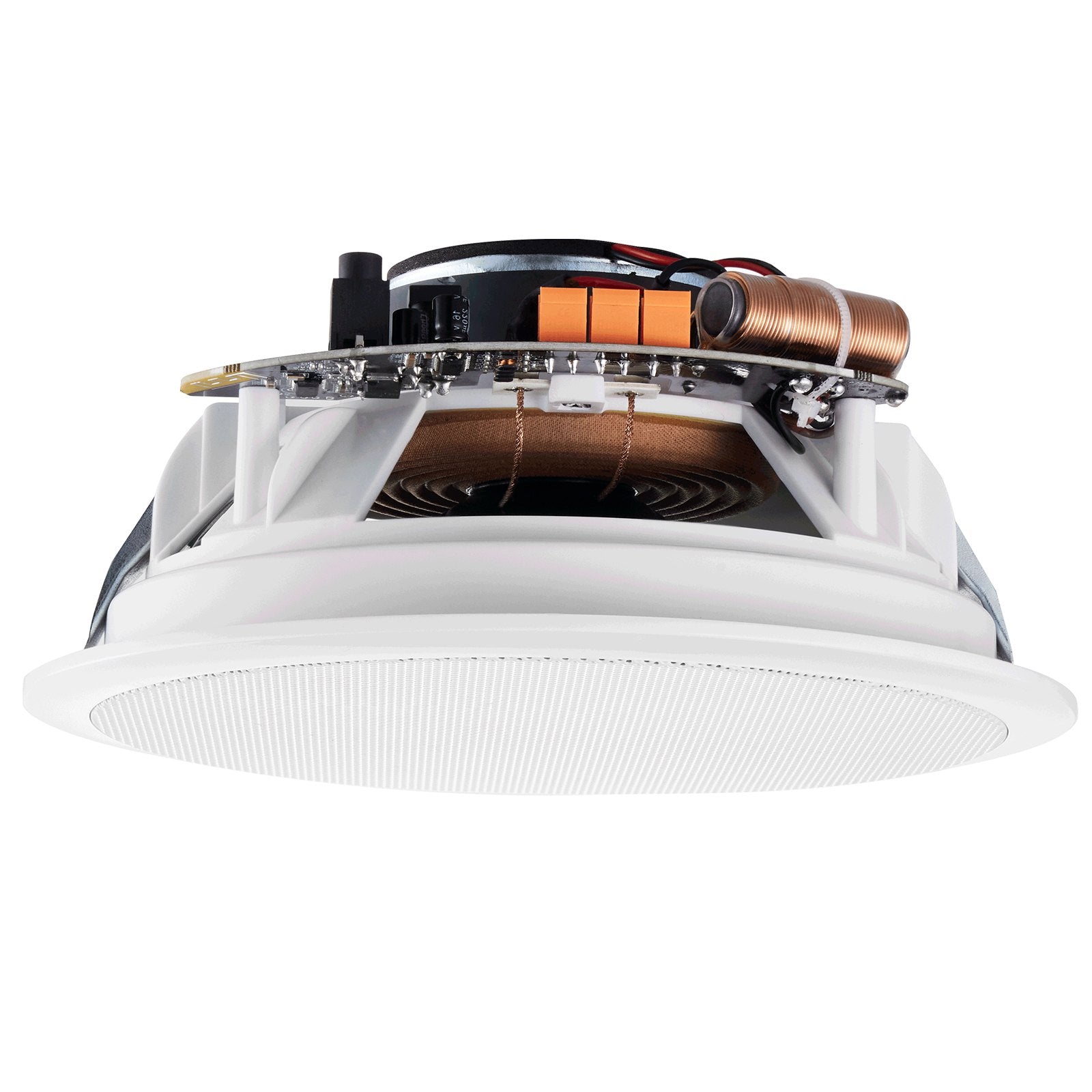 6.5'' Bluetooth Flush Mount Ceiling & In-Wall Speaker, 150W, 8Ω, 89dB Sensitivity for Home, Kitchen, Bedroom, Outdoor Porches
