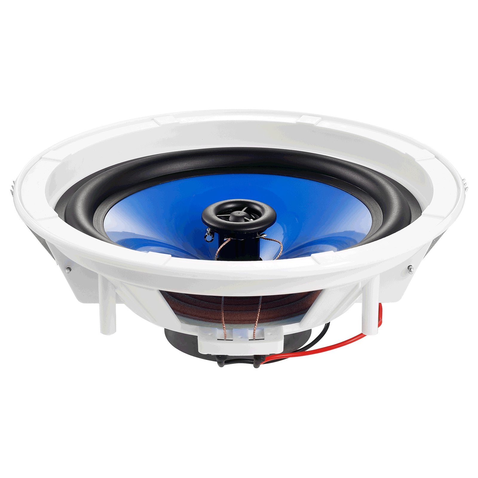 8-Inch Ceiling Speakers Pair, 50W Power, 8Ω Impedance, 89dB Sensitivity for Home, Kitchen, Living Room, Bedroom, Outdoor Use