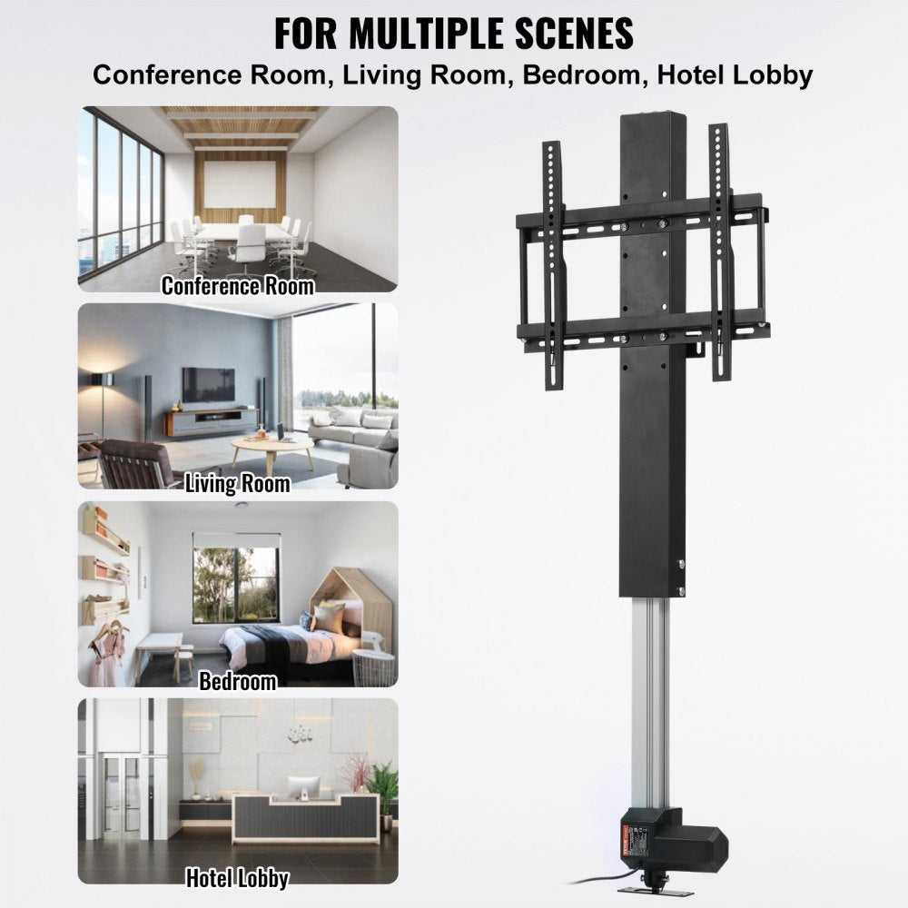 Electric Motorized TV Lift Stand for 26-57" LCD/LED/OLED Plasma TVs