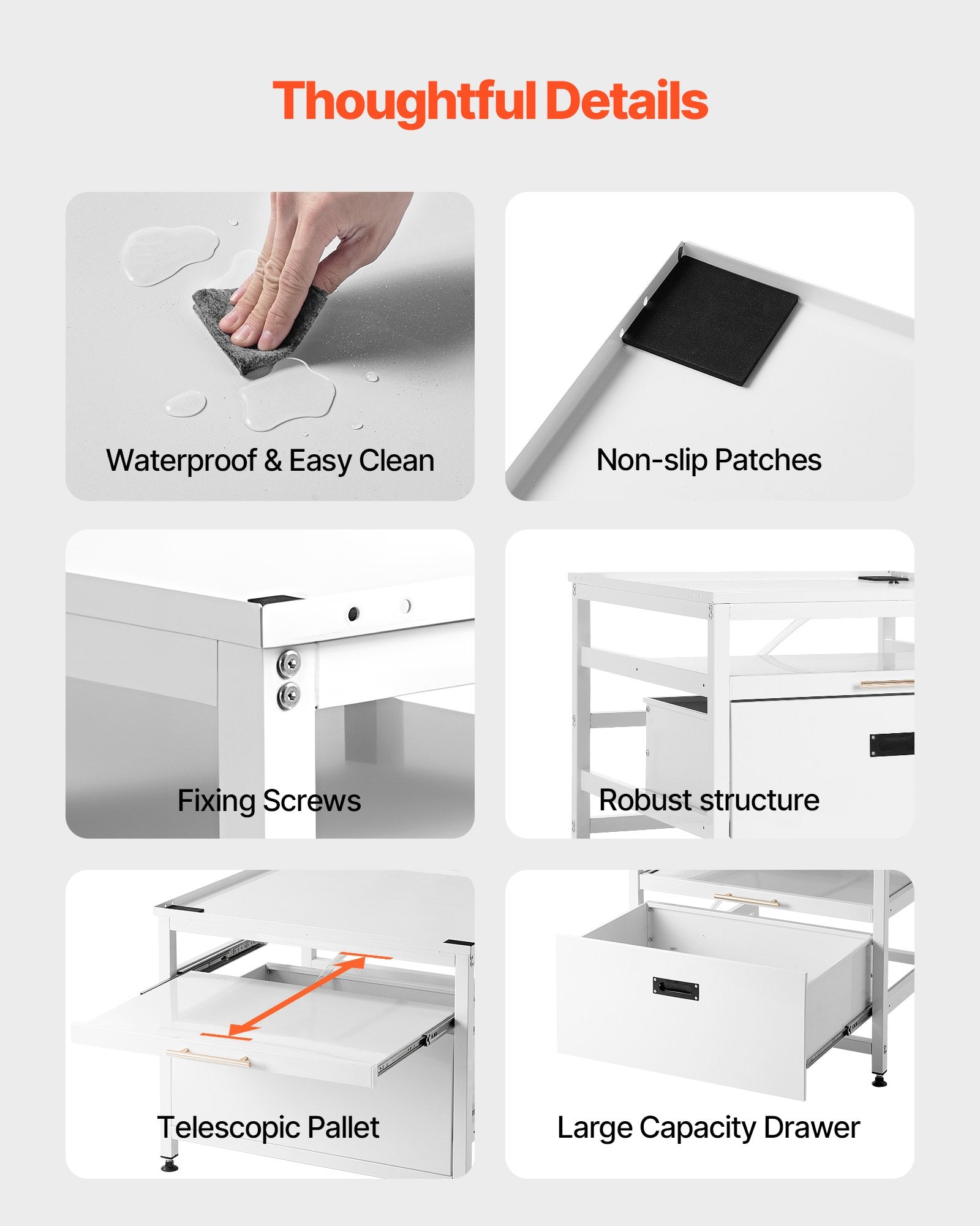 Universal White Laundry Pedestal: 23" Height, 29"x29" Washer Dryer Stand with Pull-out Tray, 700 lbs Capacity, Non-Slip Feet, Storage Space