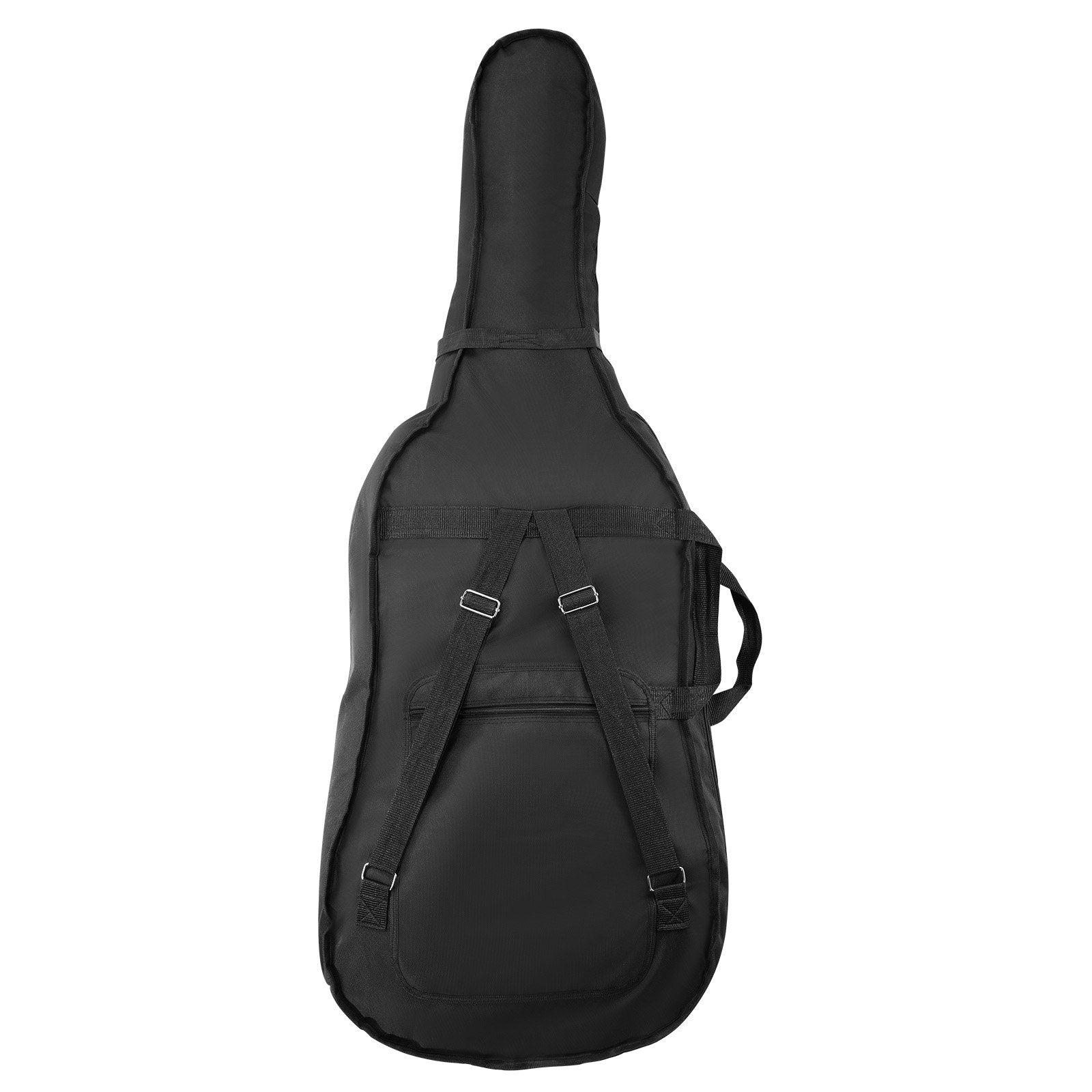 4/4 Full Size Cello Case, Lightweight Waterproof Nylon with Dual Straps, Anti-Scratch, Travel-Friendly Cello Bag, Black