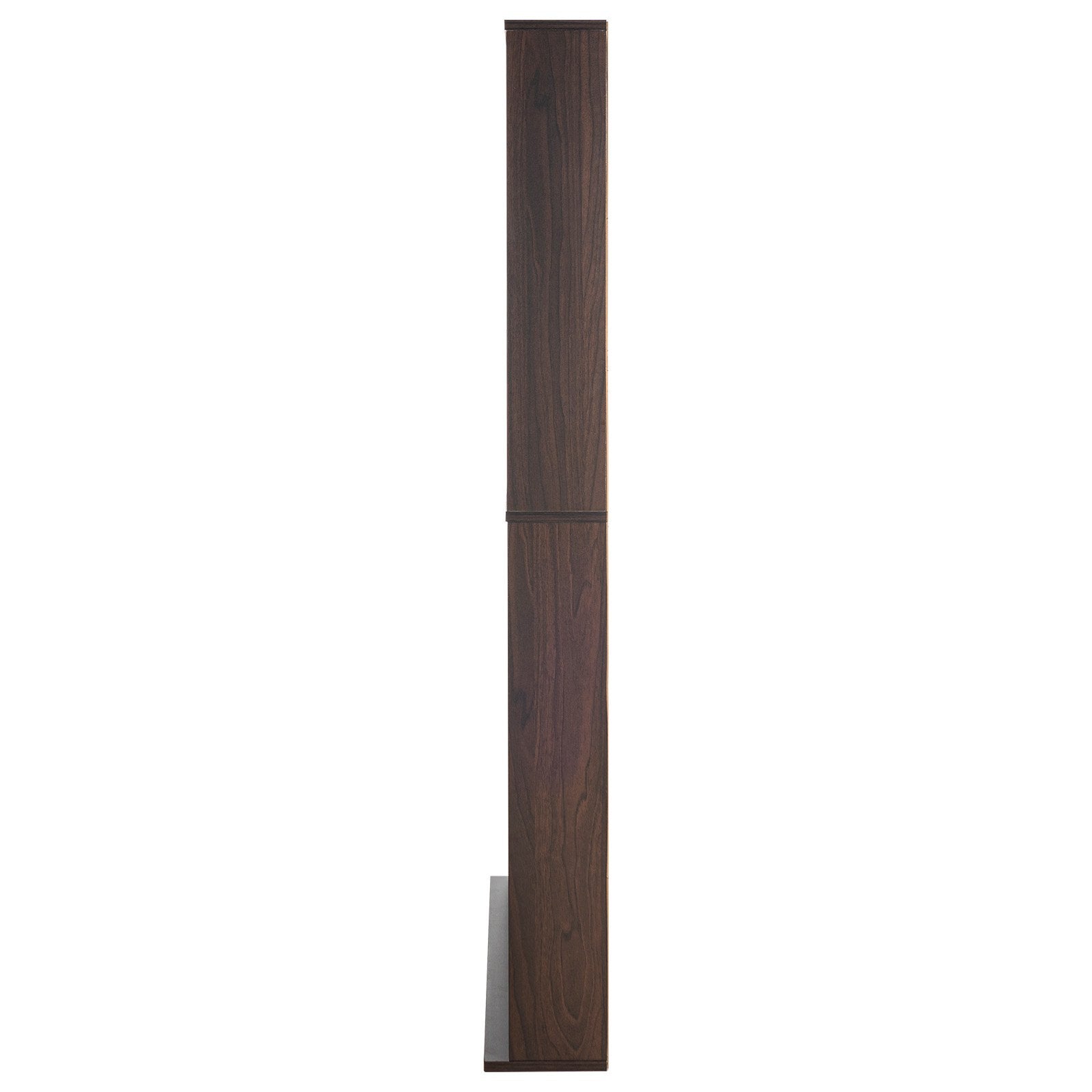 Espresso 9-Layer Media Storage Cabinet with Adjustable 27 Compartments for CDs, DVDs, Video Games, and Memorabilia Organization