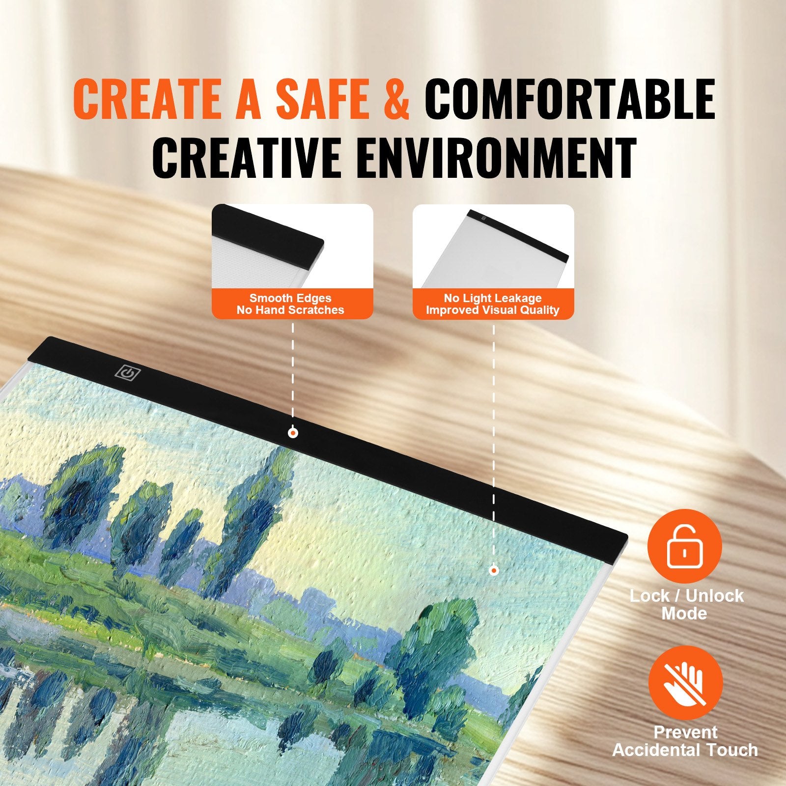 Ultra-Thin B4 LED Light Pad for Artists - Portable USB Light Box for Tracing, Diamond Painting, Animation, Sketching, and Stenciling