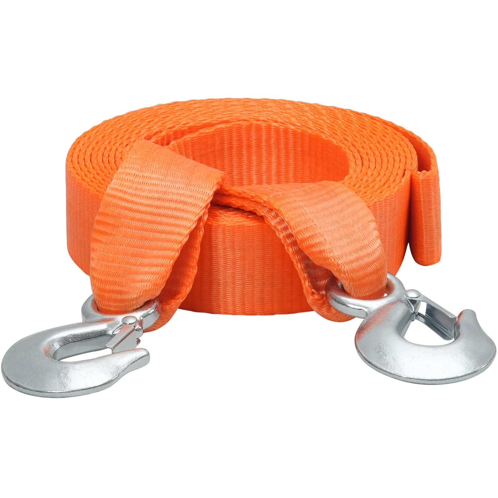 Heavy-Duty ATV Tow Strap with Metal Hooks, 2"x20', 17,000 lbs Capacity – Durable Recovery Rope for Trucks, Vehicles, Roadside Assistance