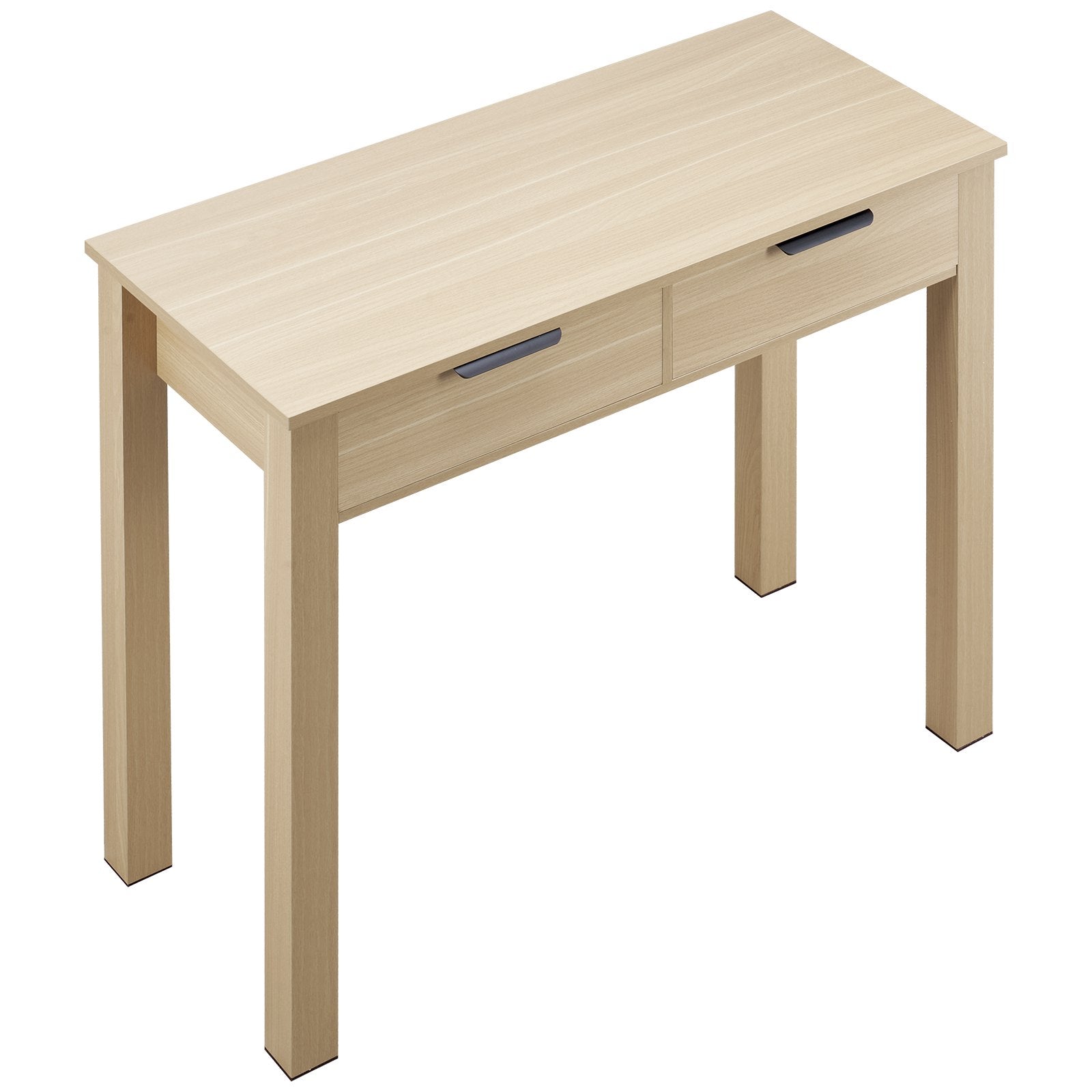 Compact Kids Desk with Storage Drawers, Modern MDF Study Table for Bedroom, Drawing, Reading, Writing, Home Office Furniture