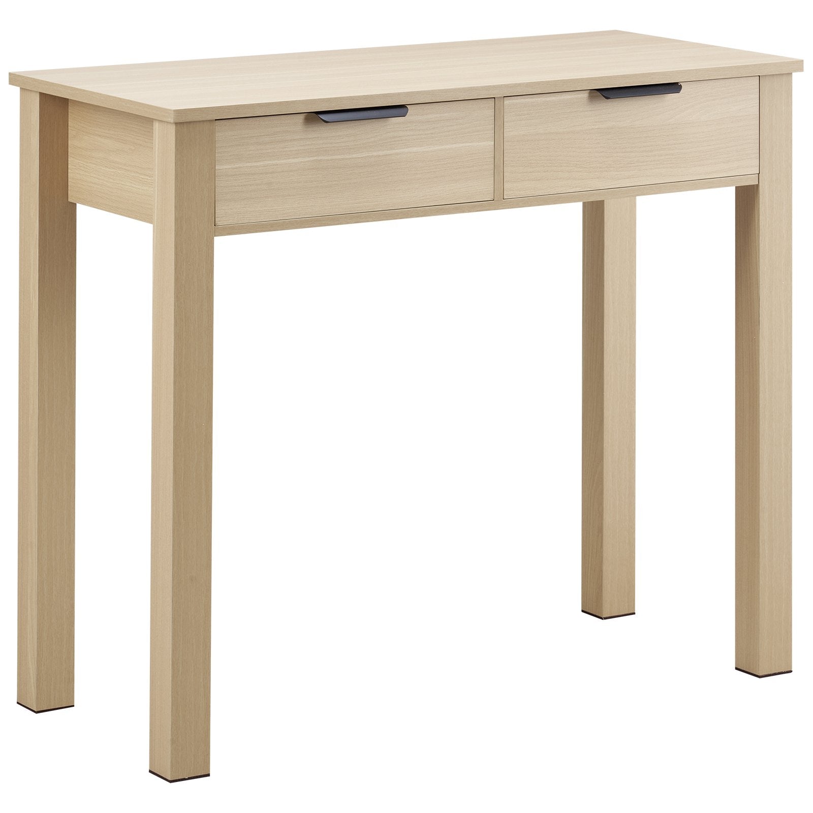 Compact Kids Desk with Storage Drawers, Modern MDF Study Table for Bedroom, Drawing, Reading, Writing, Home Office Furniture