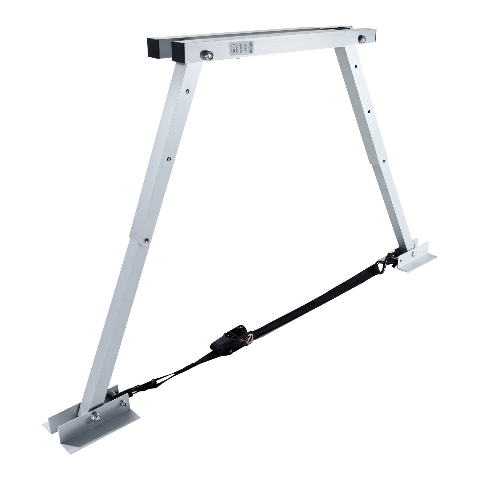 Universal RV Bumper Stabilizer Pair for Trailers & Campers - Compact Foldable Design, Adjustable Height 12-28 Inches, Reduces Wobble, Durable Alloy Frame