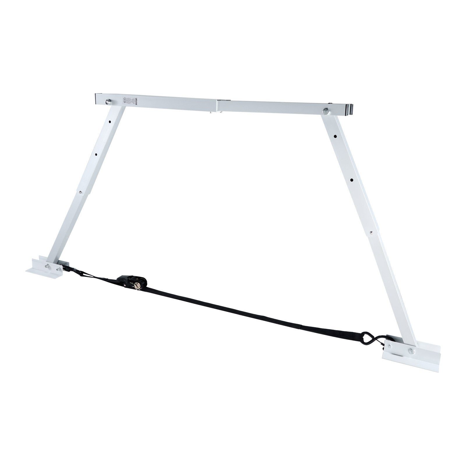 Universal RV Bumper Stabilizer Pair for Trailers & Campers - Compact Foldable Design, Adjustable Height 12-28 Inches, Reduces Wobble, Durable Alloy Frame