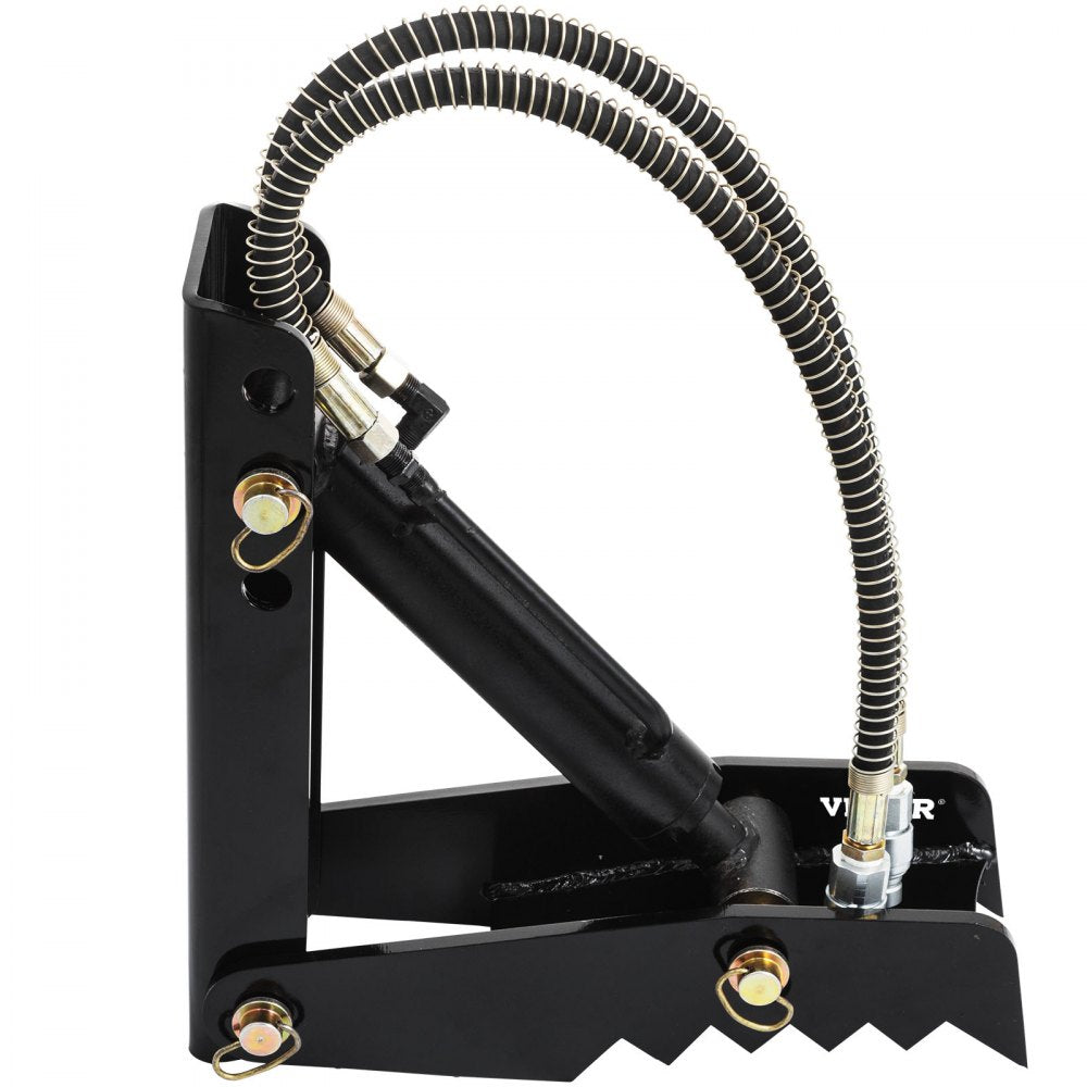 VEVOR 18" Hydraulic Backhoe Thumb, 1/2" Thickness Heavy Duty Excavator Thumb, Black Steel Weld On Thumb Attachments with Hydraulic Cylinder, Mechanical Hydraulic Thumb for Backhoe/Excavator