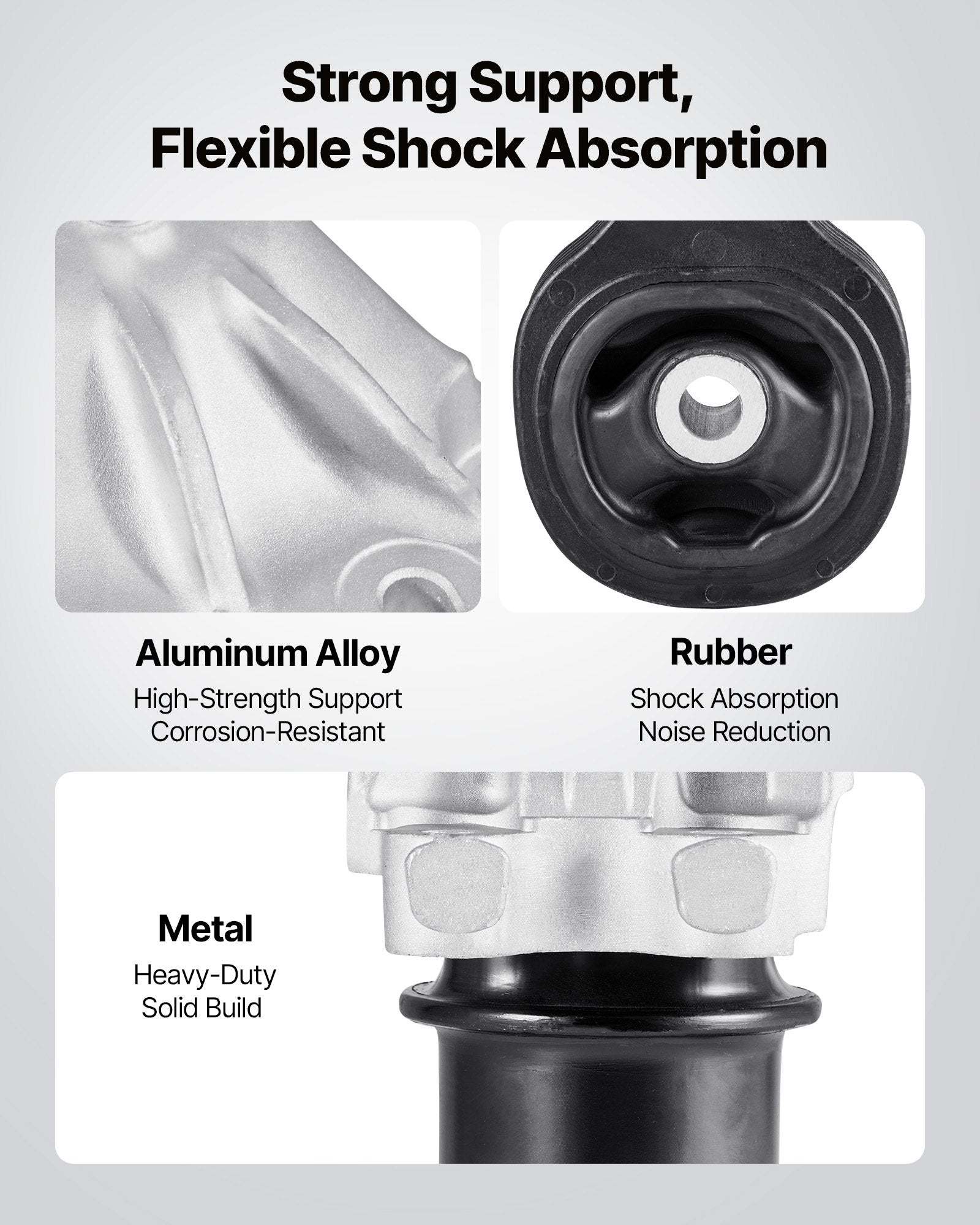 Engine & Transmission Mount Kit for 2012-2013 Honda Civic 1.8L Coupe - 3-Piece Set for Stable Support, Direct Fit, Enhanced Comfort, OE# A65048, A65021, A65087