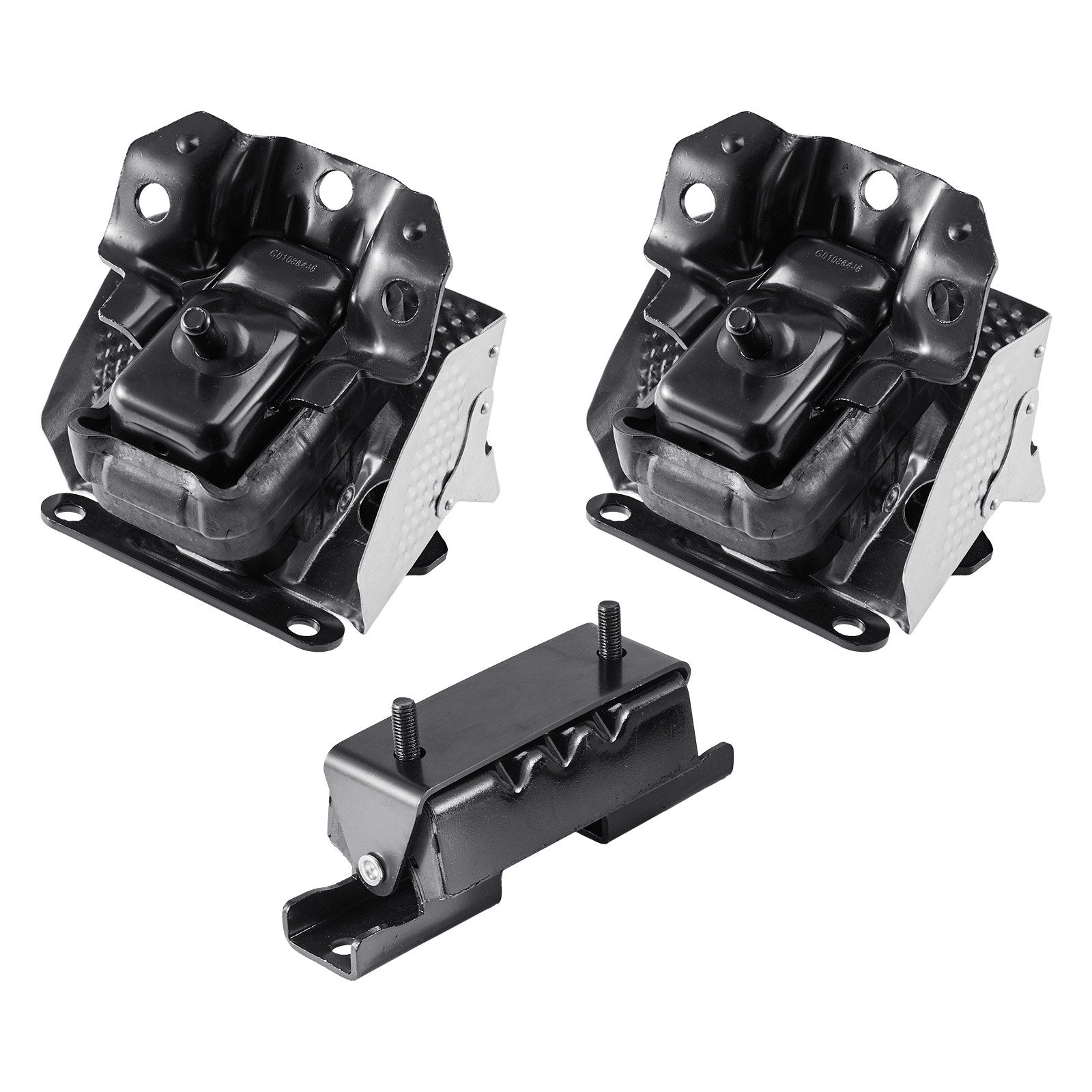 Set of 3 Engine & Transmission Motor Mounts for 2007–2013 Chevrolet Silverado 1500 5.3L V8 | OE# A5365, A2638 | Enhanced Stability & Comfort