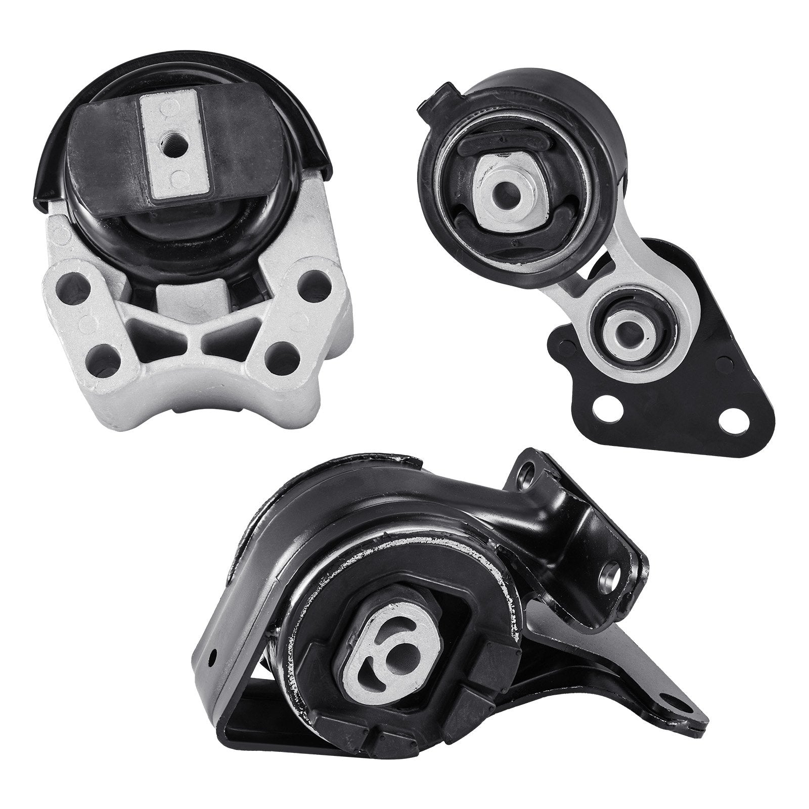 Engine & Transmission Mount Kit for 2007-2014 Ford Edge 3.5L - Set of 3, OE# A5342, A5431, A5605, Durable Support, Easy Install, Enhanced Comfort