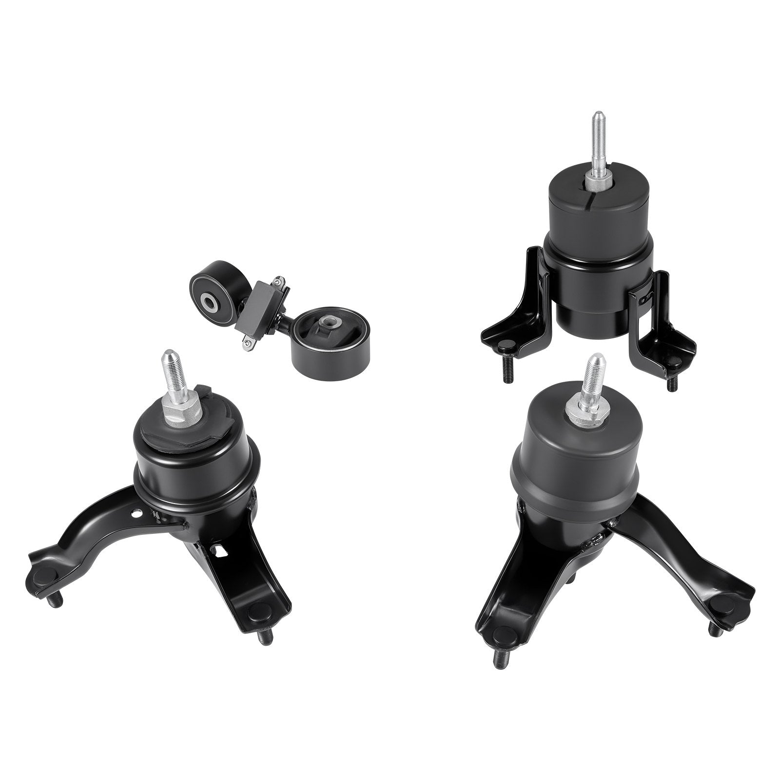 Enhanced Engine & Transmission Mount Kit, 4-Piece Set for 2007–2011 Toyota Camry 2.4L L4 - Secure OE# A62009, A4207, A4211, A4274 Fit & Comfort