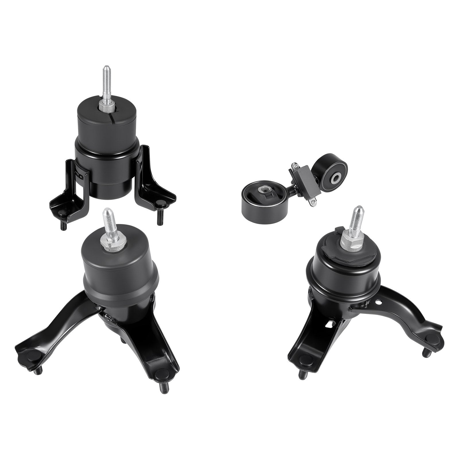 Enhanced Engine & Transmission Mount Kit, 4-Piece Set for 2007–2011 Toyota Camry 2.4L L4 - Secure OE# A62009, A4207, A4211, A4274 Fit & Comfort