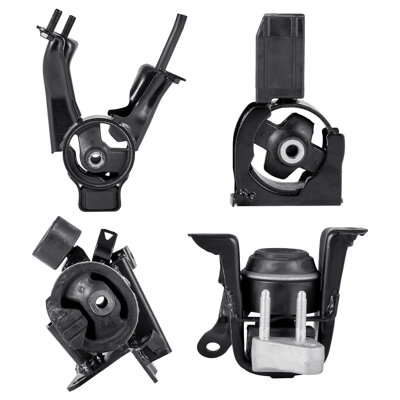 Premium Engine & Transmission Motor Mount Kit for 2003–2008 Toyota Corolla 1.8L L4 - OE# A4220, A4219, A4218, A4221, Secure & Stable Support Set of 4