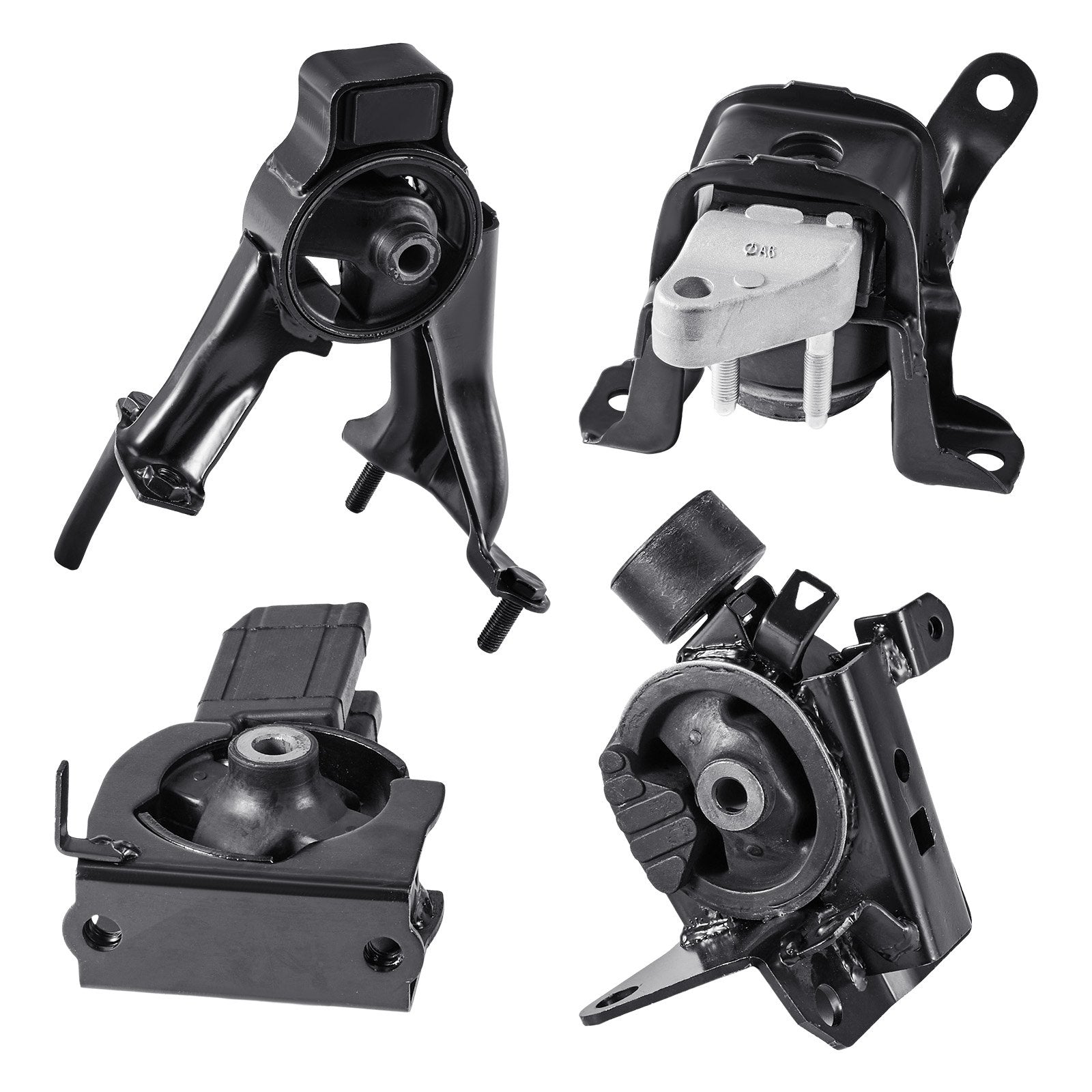 Premium Engine & Transmission Motor Mount Kit for 2003–2008 Toyota Corolla 1.8L L4 - OE# A4220, A4219, A4218, A4221, Secure & Stable Support Set of 4