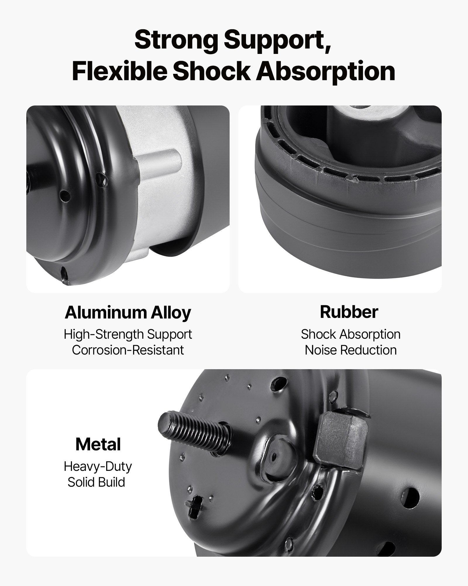 Chevrolet Traverse 2009-2017 Motor Mount Kit, Set of 4, Engine & Transmission Replacement, OE# A5548HY, A5549HY, A5458HY, A5444, Enhanced Stability & Comfort