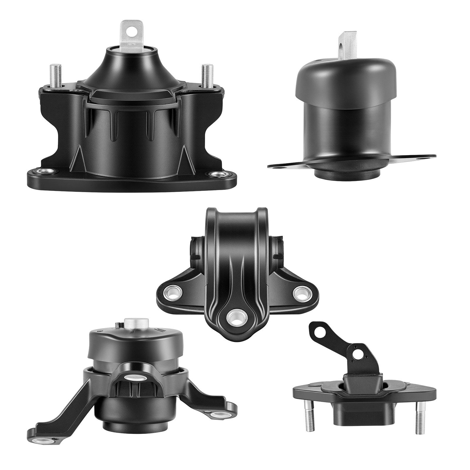 Engine & Transmission Mount Kit for Honda Accord 2008-2012, Acura TSX 2009-2013 - Set of 5, OE# A4565-A4584, Enhanced Stability & Comfort