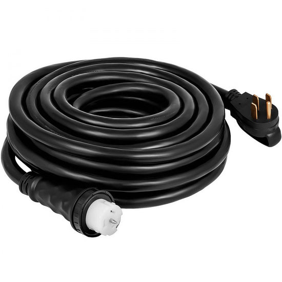 Heavy-Duty 75Ft 50 Amp Generator Extension Cord with Twist Lock Connectors for Reliable 125V/250V Power Transfer
