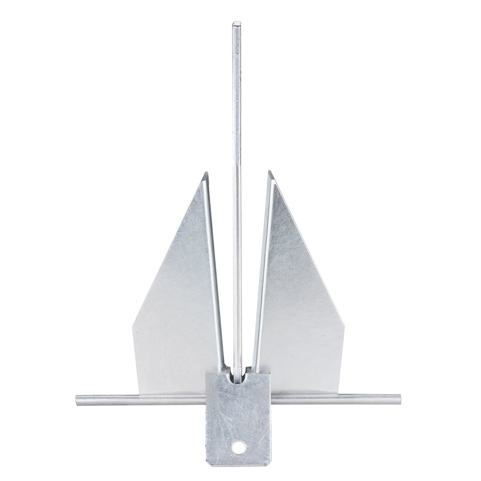 Durable 8.5 LBS Marine Anchor Kit with Galvanized Steel, 7.9' Chain, 75' Rope, for Boats Under 18', Perfect for Seas, Rivers, Shores