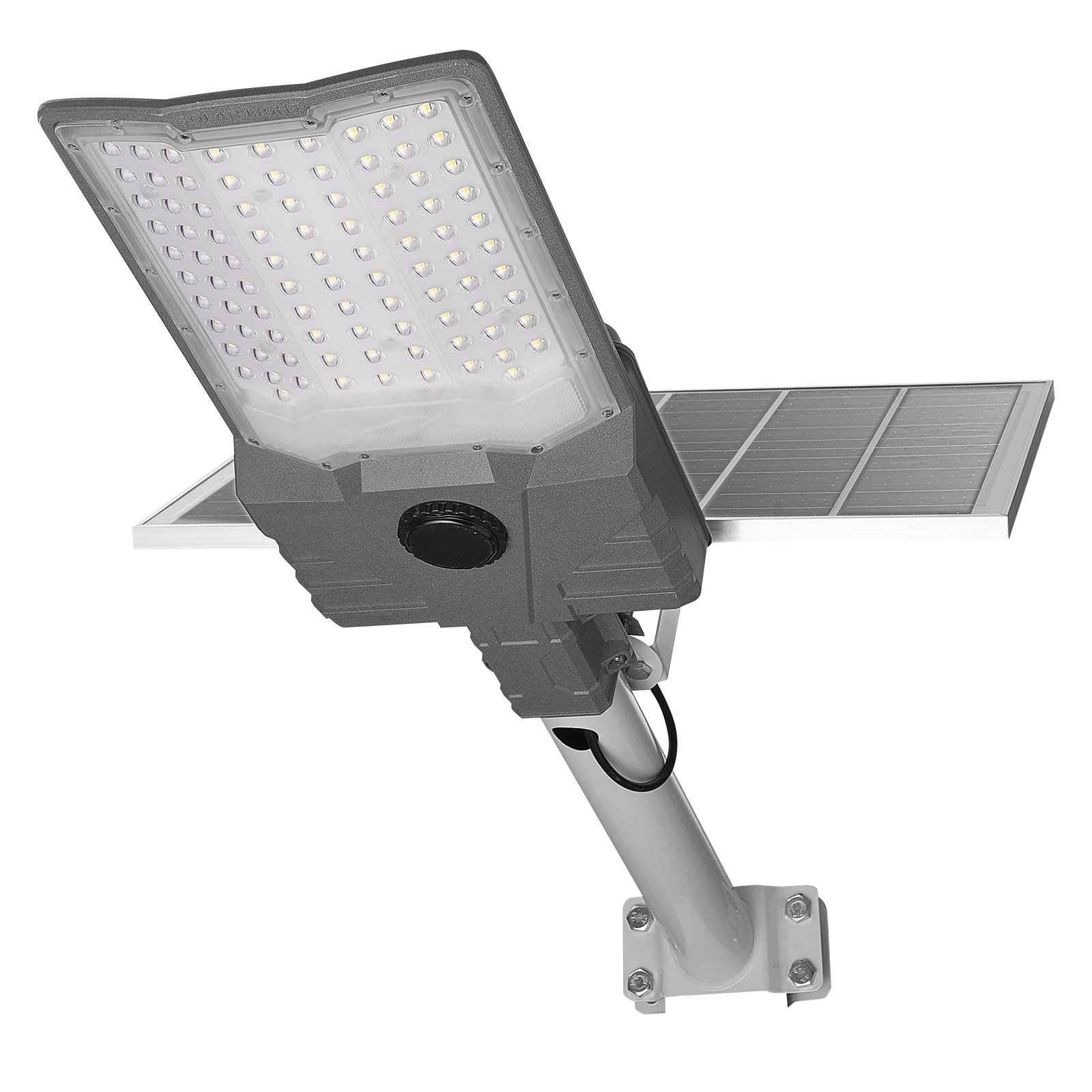 High-Powered 12000W Solar Street Light with RF Remote - 900000LM LED Flood Lamp, IP65 Waterproof for Parking Lot, Driveway, Yard Security