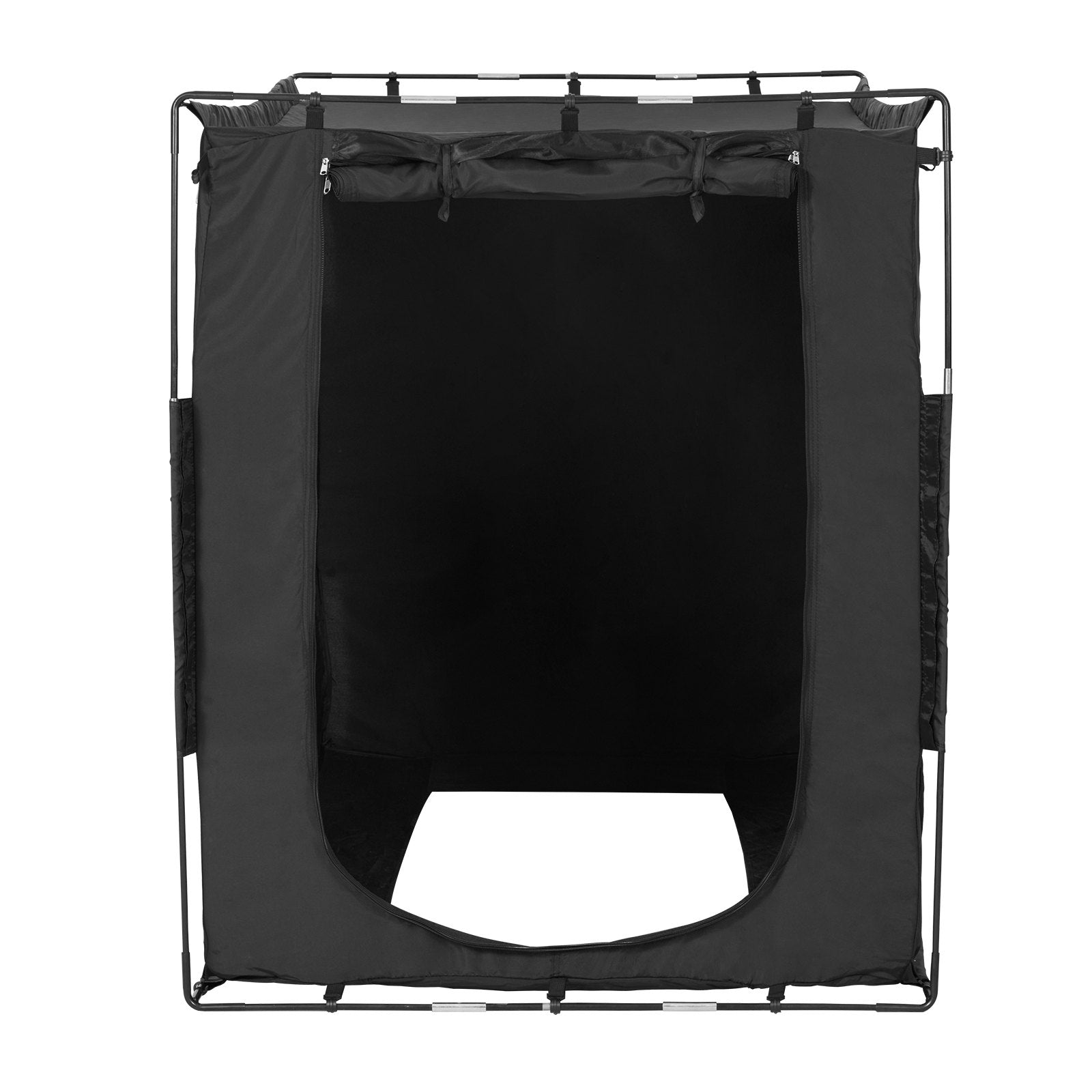 Cozy Blackout Bed Canopy Tent with Pongee Fabric and 3 Doors for Kids and Adults - Breathable Privacy Playhouse and Sleeping Solution