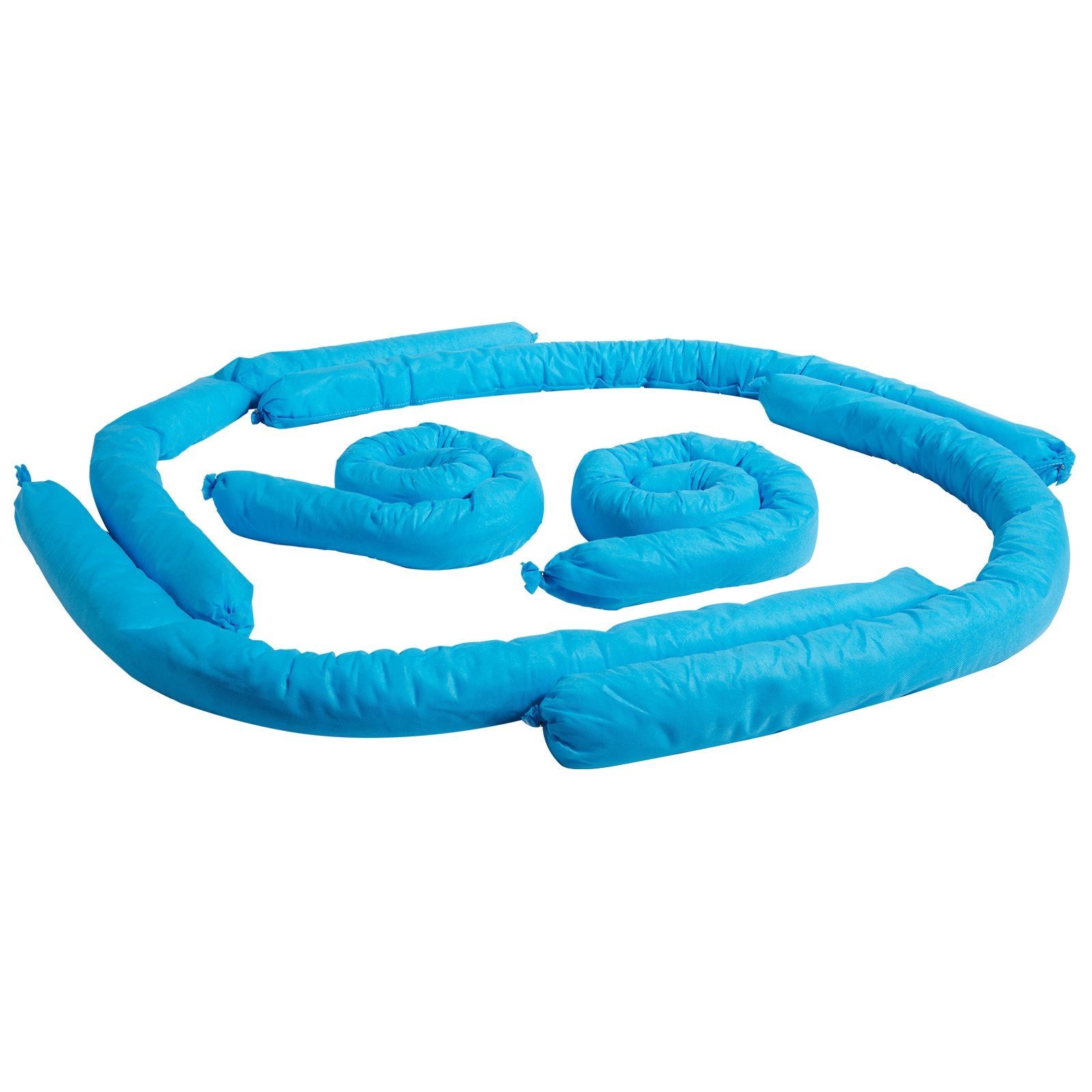 Mildew-Resistant Universal Absorbent Sock - 12 Pack, 20 Gal Spill Control Snake, 3" x 47.24" for Water Absorption & Versatile Use