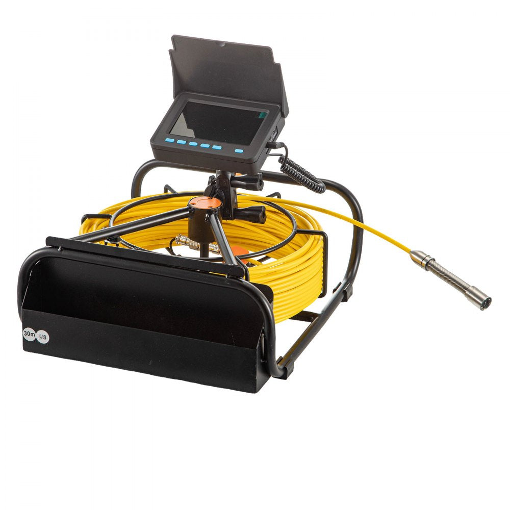 Professional-Grade Pipeline Inspection Camera with 164FT Snake Cable, 4.3" Screen, Waterproof IP68 Design, and LED Lights for Plumbing and Drain Maintenance