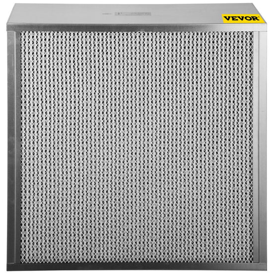 VEVOR Filter Replacement, 24''x24''x11.5'' AC Filter, True HEPA Pleated Air Filter, Air Filter Replacement with Durable Galvanized Frame, 99.97% Standard Filter Compatible for HEPA Filter Novair 2000
