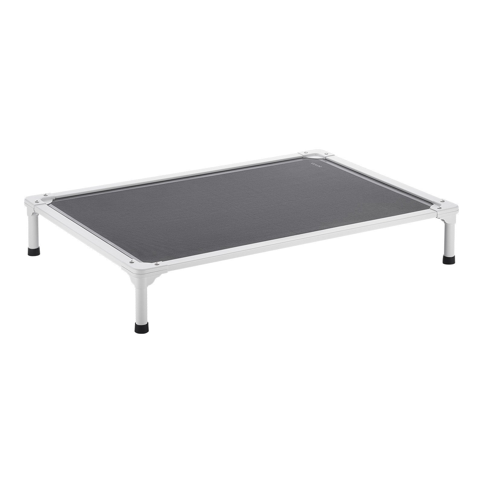 Title: Large Dog Elevated Bed with Heavy-Duty Aluminum Frame - Portable, Cooling, Indoor & Outdoor Hammock, Easy Assembly, Gray