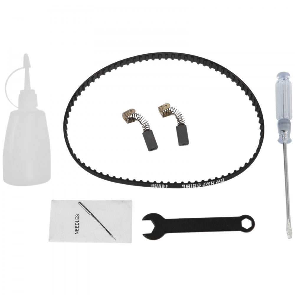 VEVOR Bag Closer Machine 110V Portable Electric Sewing Machine 90W Excellent Endurable Level Seaming Machine for Woven Snakeskin Bag Sack (Bag Closer Machine), White