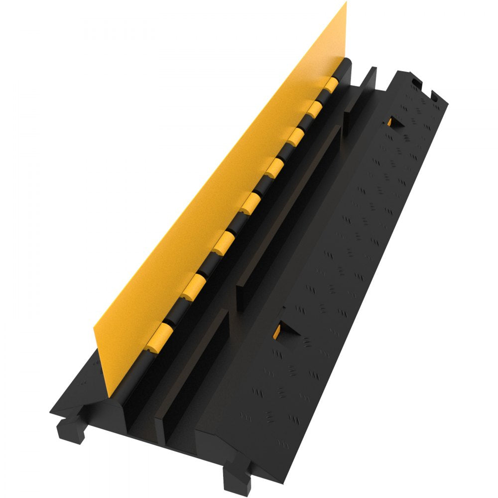 5PCS Dual-Channel Cable Protector Cover 22000LB Capacity Heavy-Duty