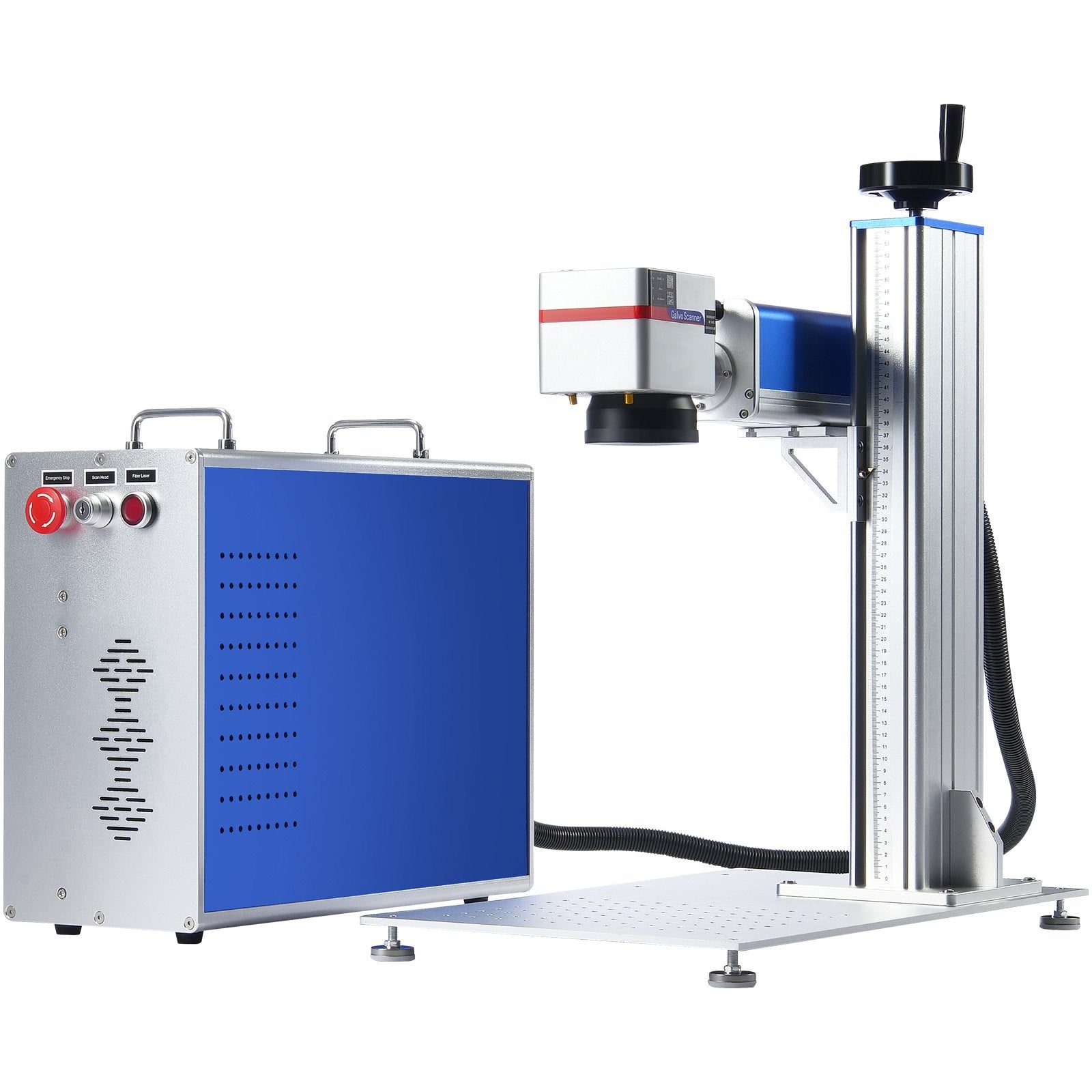High-Precision 30W Fiber Laser Engraving Machine with LightBurn Compatibility, Ideal for Marking Aluminum, Steel, Jewelry, and Gold, 5.9" x 5.9" Area