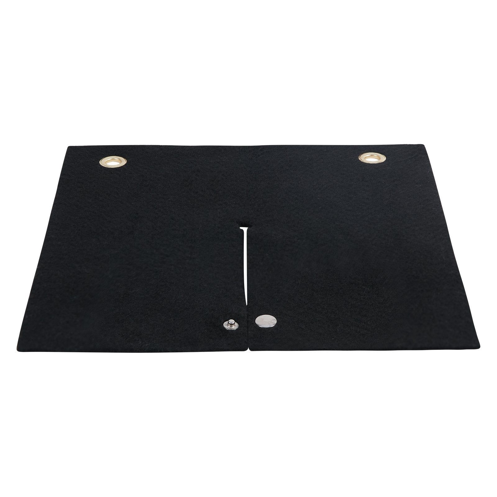 Carbon Fiber Welding Blanket 12"x12" | 1800°F Heat Shield Mat | Flame Protector Pad for Plumbing, Soldering, Torch Use, Metal Grommets Included
