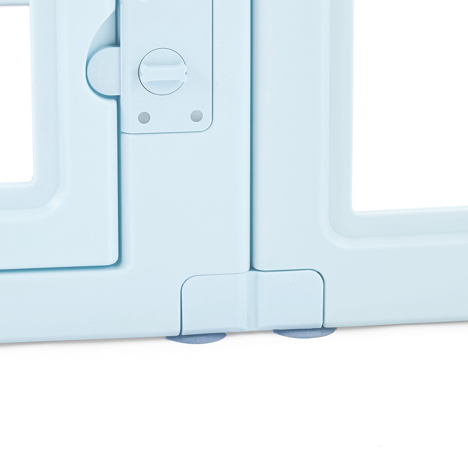 Large Dog Whelping Box with Door Lock, Waterproof Playpen for Puppies, Durable Indoor Birth Kit, Easy Clean, Transparent Windows