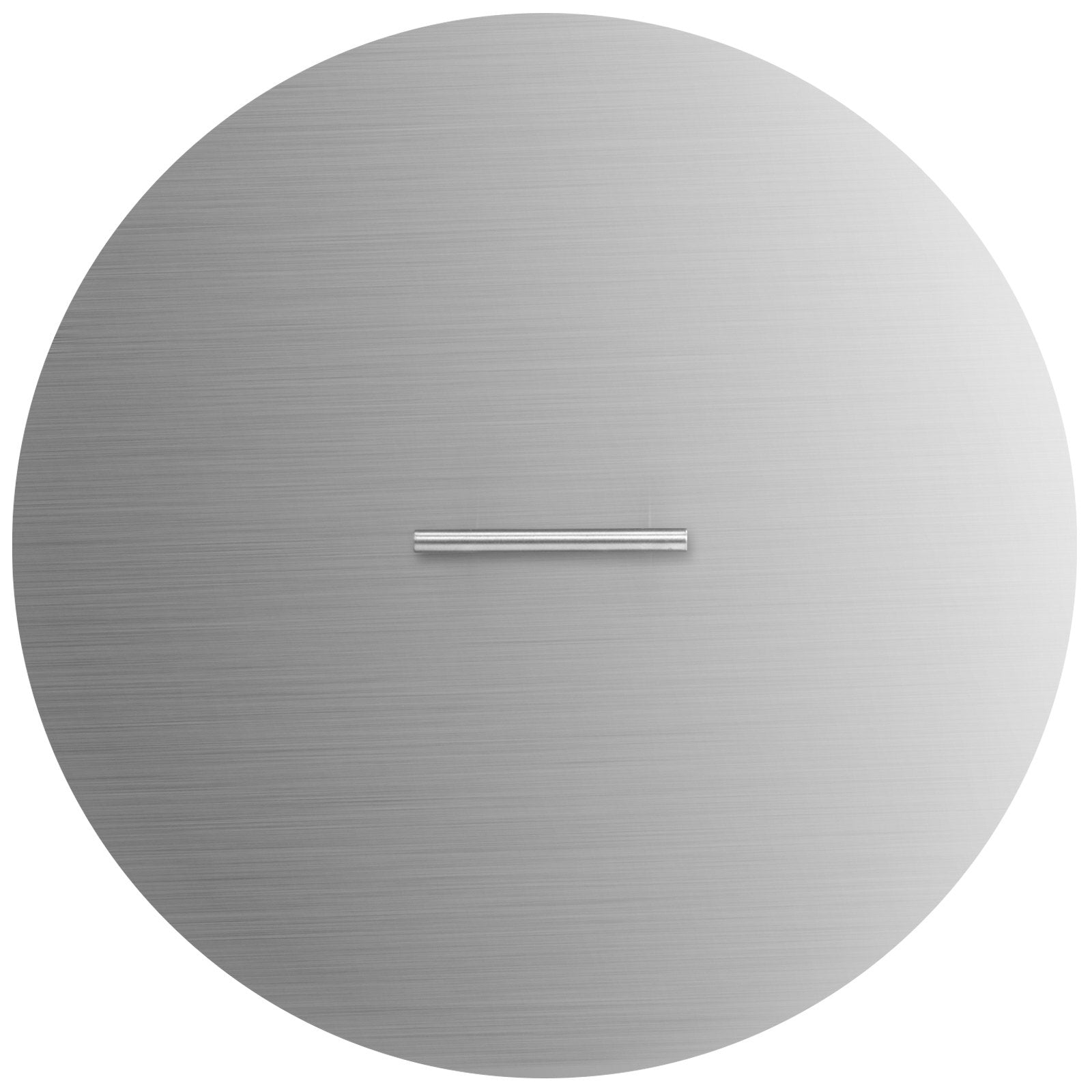 20-Inch Round Fire Pit Lid Cover - Durable 304 Stainless Steel, 1.5mm Thick with Convenient Handle for Patio Fire Pit Pans