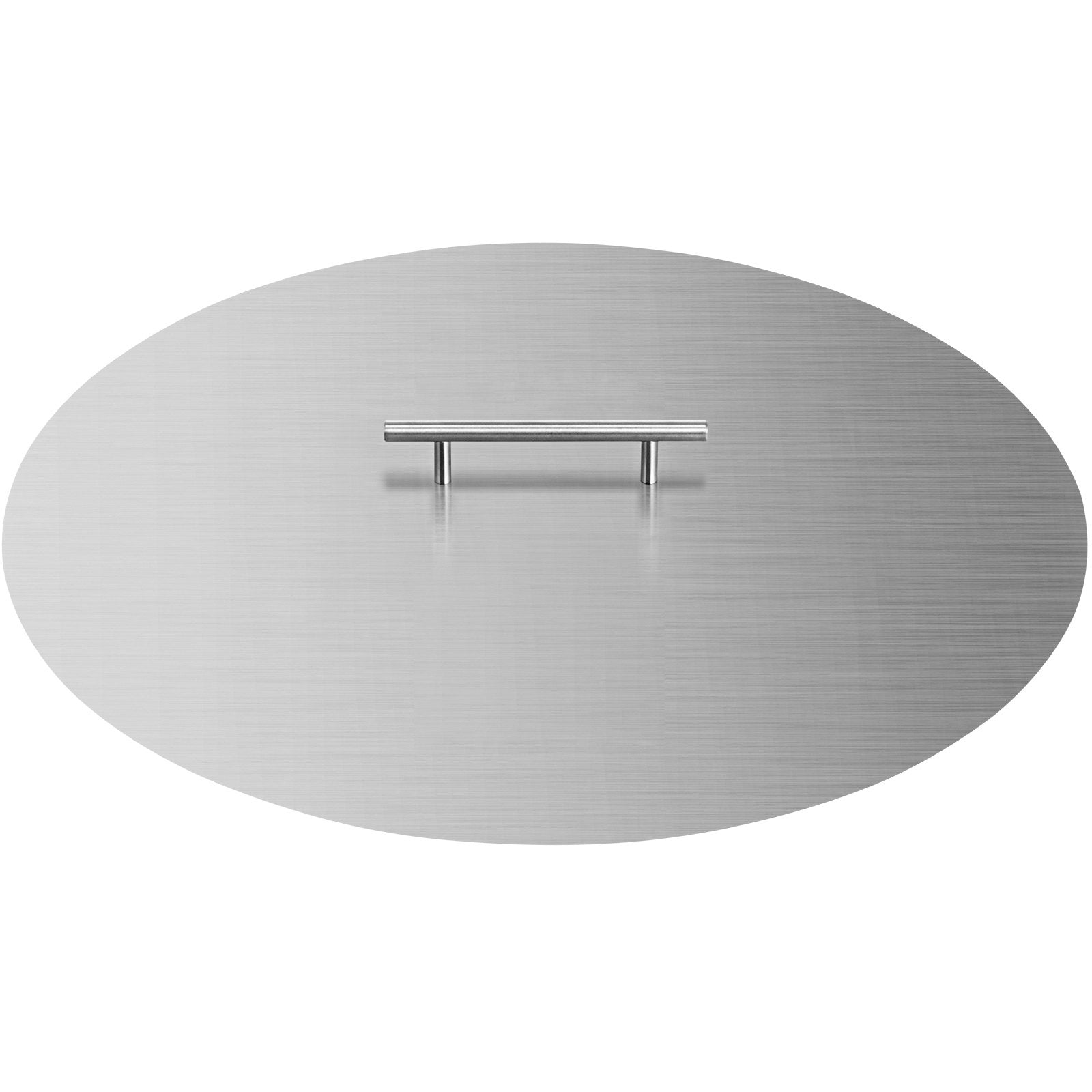 20-Inch Round Fire Pit Lid Cover - Durable 304 Stainless Steel, 1.5mm Thick with Convenient Handle for Patio Fire Pit Pans