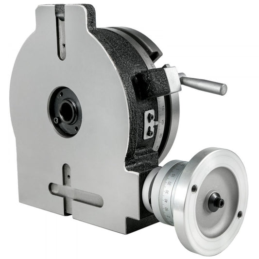 VEVOR Rotary Table 8 Inch/200 MM Horizontal Vertical Rotary Table 3-Slot Rotary Table for Milling Machine MT-3 Rotary Table for Milling 360 Degrees Precision Rotary Table