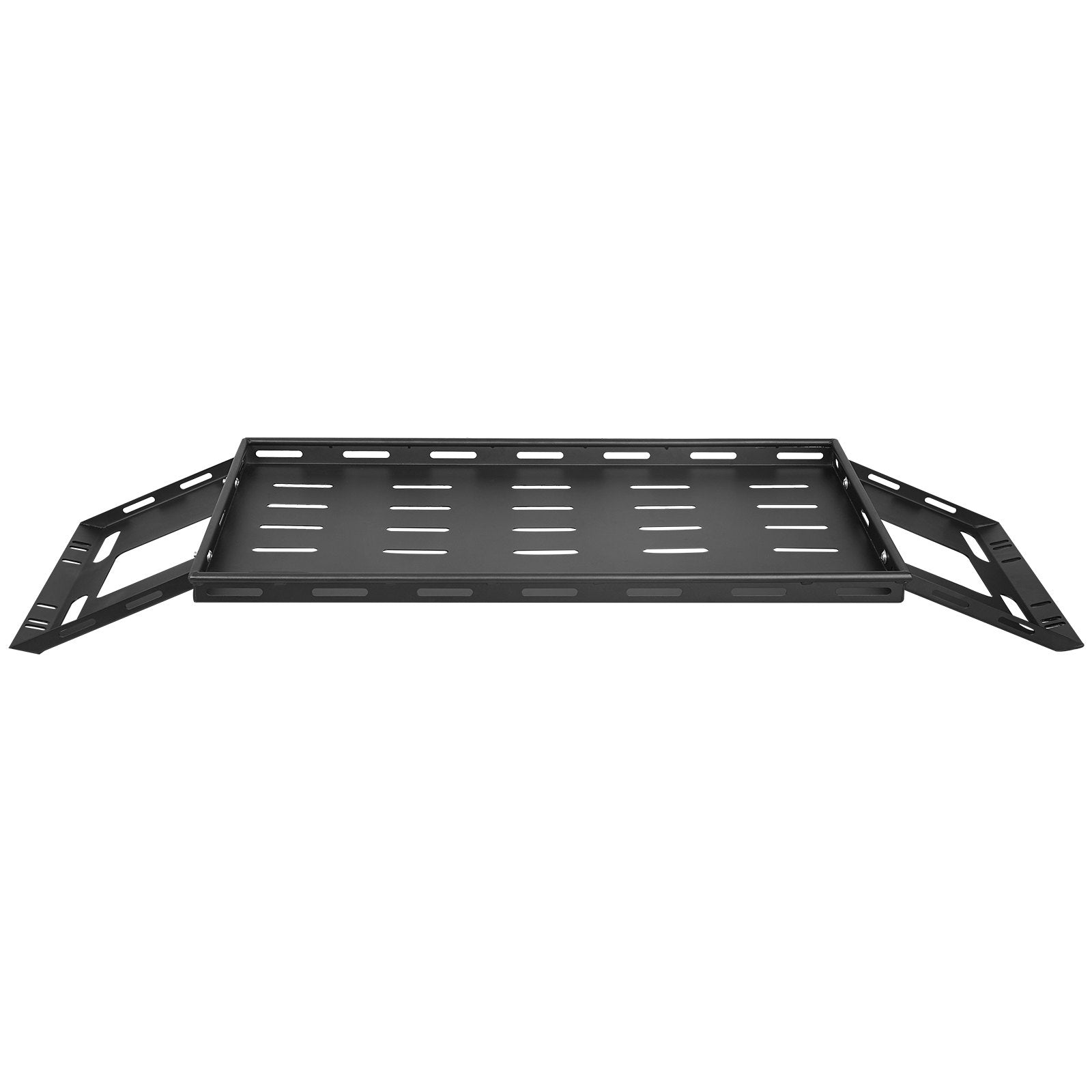 Heavy-Duty Rear Trunk Cargo Rack for 2007-2024 Jeep Wrangler JK - Carbon Steel Basket Tray, 300 lbs Capacity, Organizer with Net, Black Luggage Carrier for Camping, Durable Interior Storage Solution