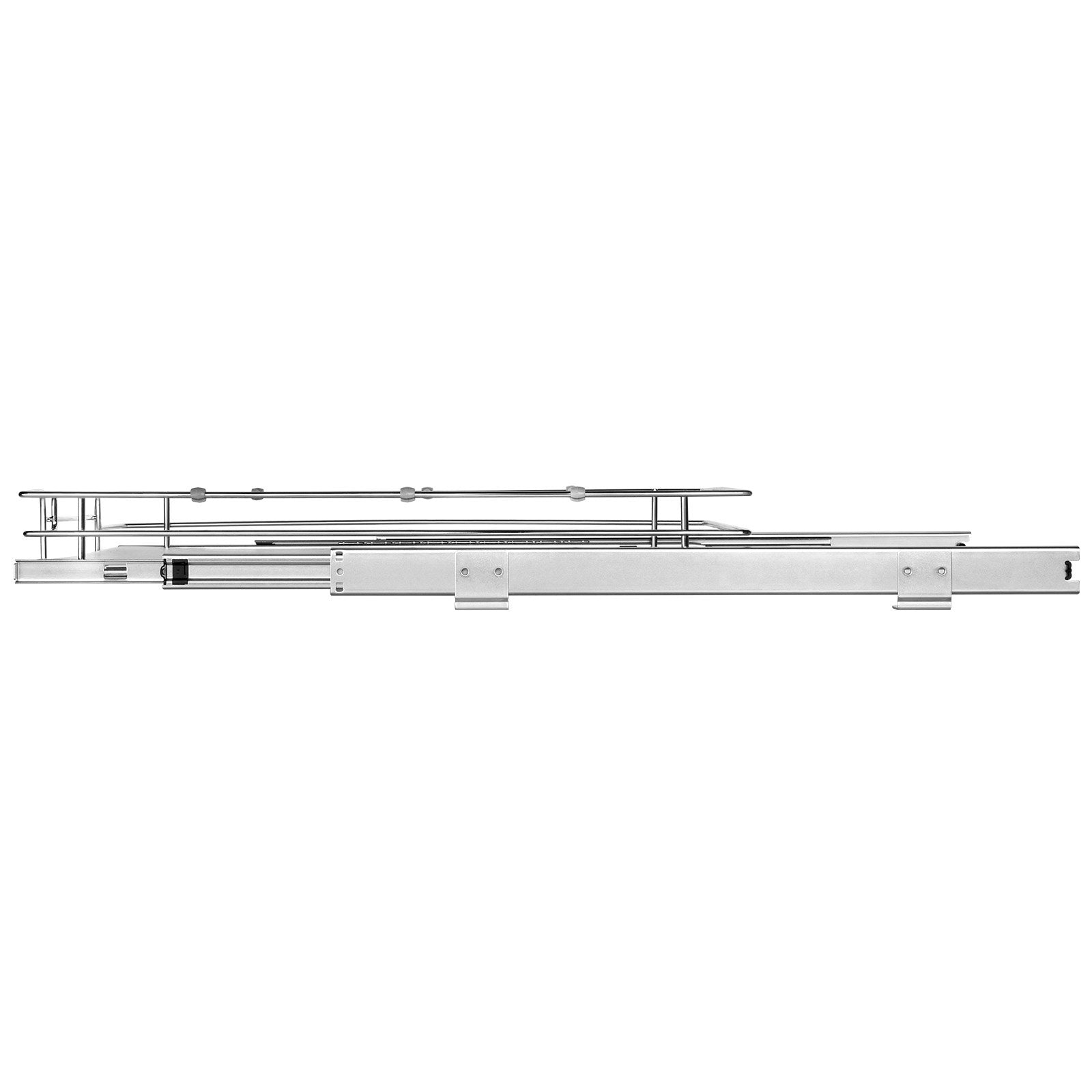 Heavy Duty Slide Out Pantry Shelves, 11"Wx21"D Steel Roll Out Drawers, Under Sink Sliding Storage Organizer, 13.5"Wx22"D Cabinet Install Size