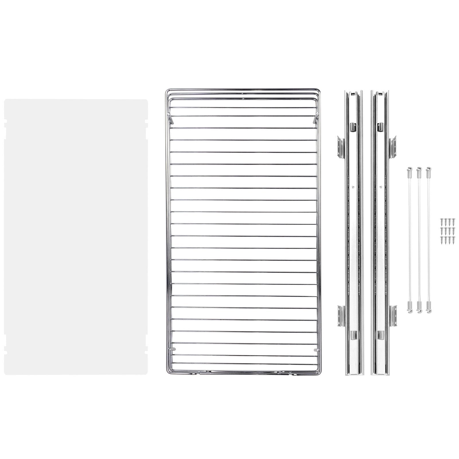 12.5" Wide Pull Out Cabinet Organizer with Heavy Duty Slide Out Pantry Shelves, Steel Roll Out Drawers for Under Sink Storage, Easy Install & Anti-Slip Design