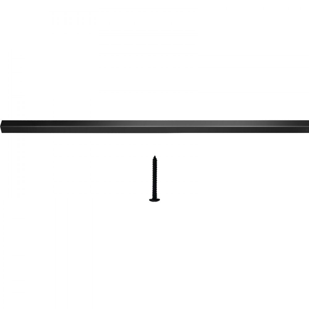 VEVOR Deck Balusters, 101 Pack Metal Deck Spindles, 26"x0.75" Staircase Baluster With Screws, Aluminum Alloy Deck Railing for Wood and Composite Deck, Square Baluster for Outdoor Stair Deck Porch