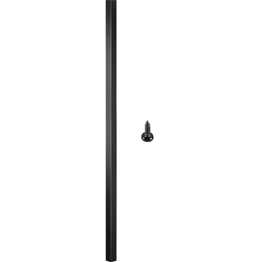 VEVOR Deck Balusters, 101 Pack Metal Deck Spindles, 32\"x0.8\" Staircase Baluster with Screws, Aluminum Alloy Deck Railing for Wood and Composite Deck, Square Baluster for Outdoor Stair Deck Porch