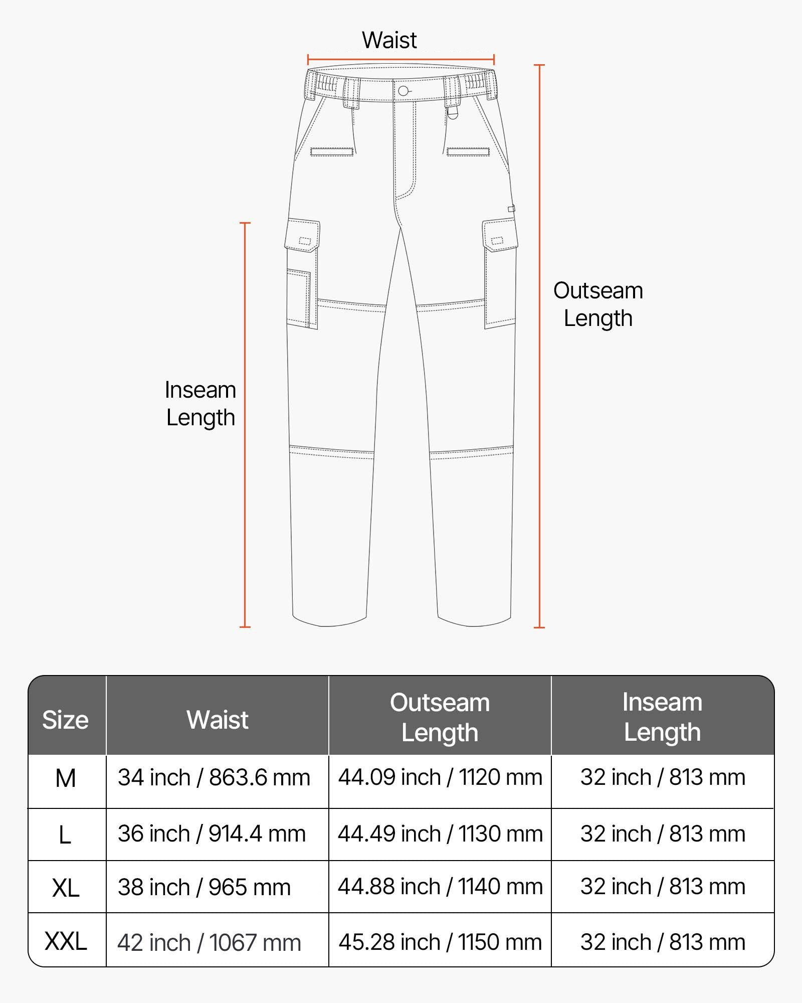 Men's Flame-Resistant Cargo Pants - 100% Cotton, Tear-Proof Stitching, Elastic Waist, Multi-Pockets, Perfect for Welding, Dark Blue, M Size
