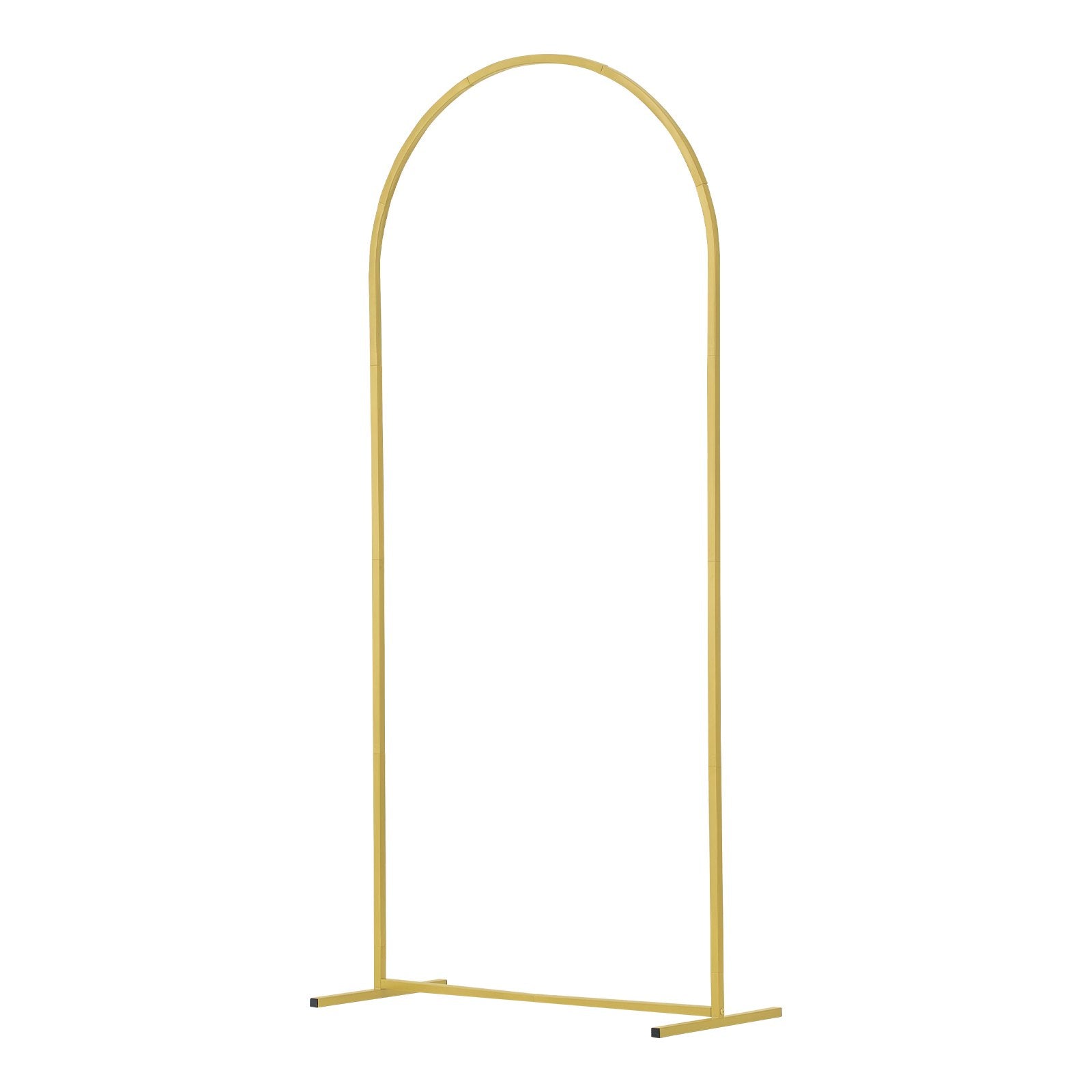 Elegant Gold Wedding Arch Backdrop Stand Set - Easy-to-Assemble Metal Frame with Premium Gauze for Birthdays, Celebrations, Holidays, Versatile Decor