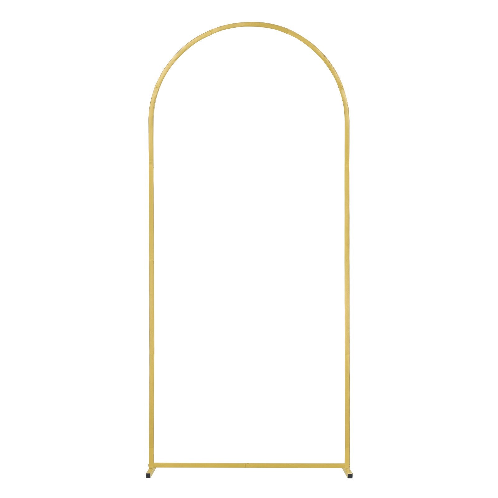 Elegant Gold Wedding Arch Backdrop Stand Set - Easy-to-Assemble Metal Frame with Premium Gauze for Birthdays, Celebrations, Holidays, Versatile Decor